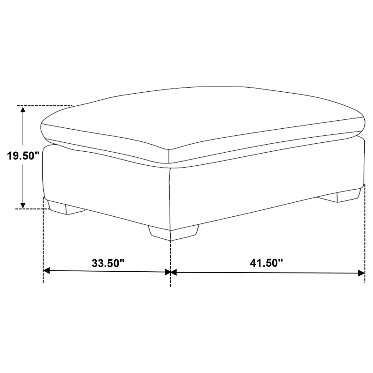 Lakeview Ottoman