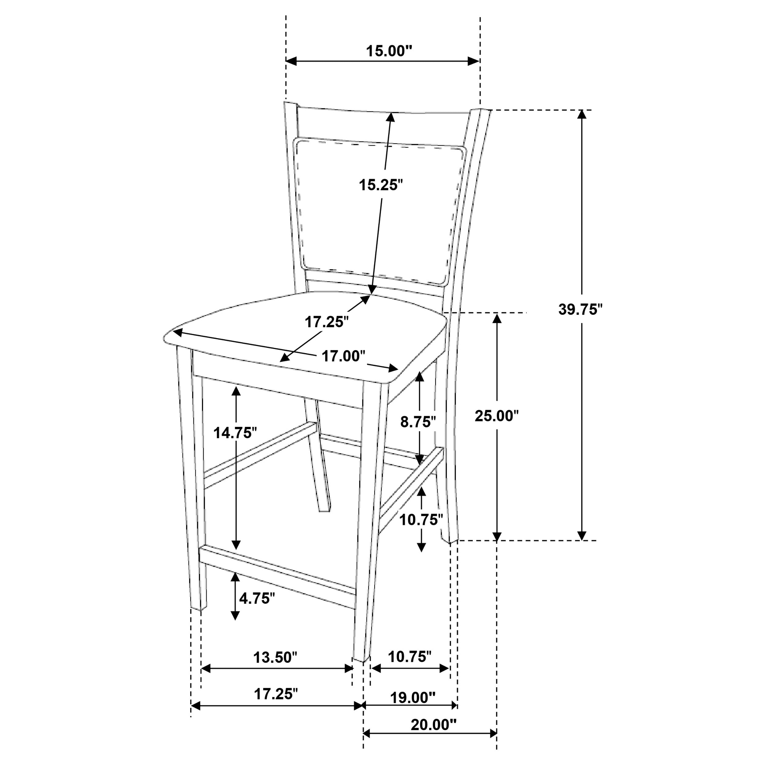 Jaden Counter Height Dining Set - Joseph's Furniture (East Orange, NJ)