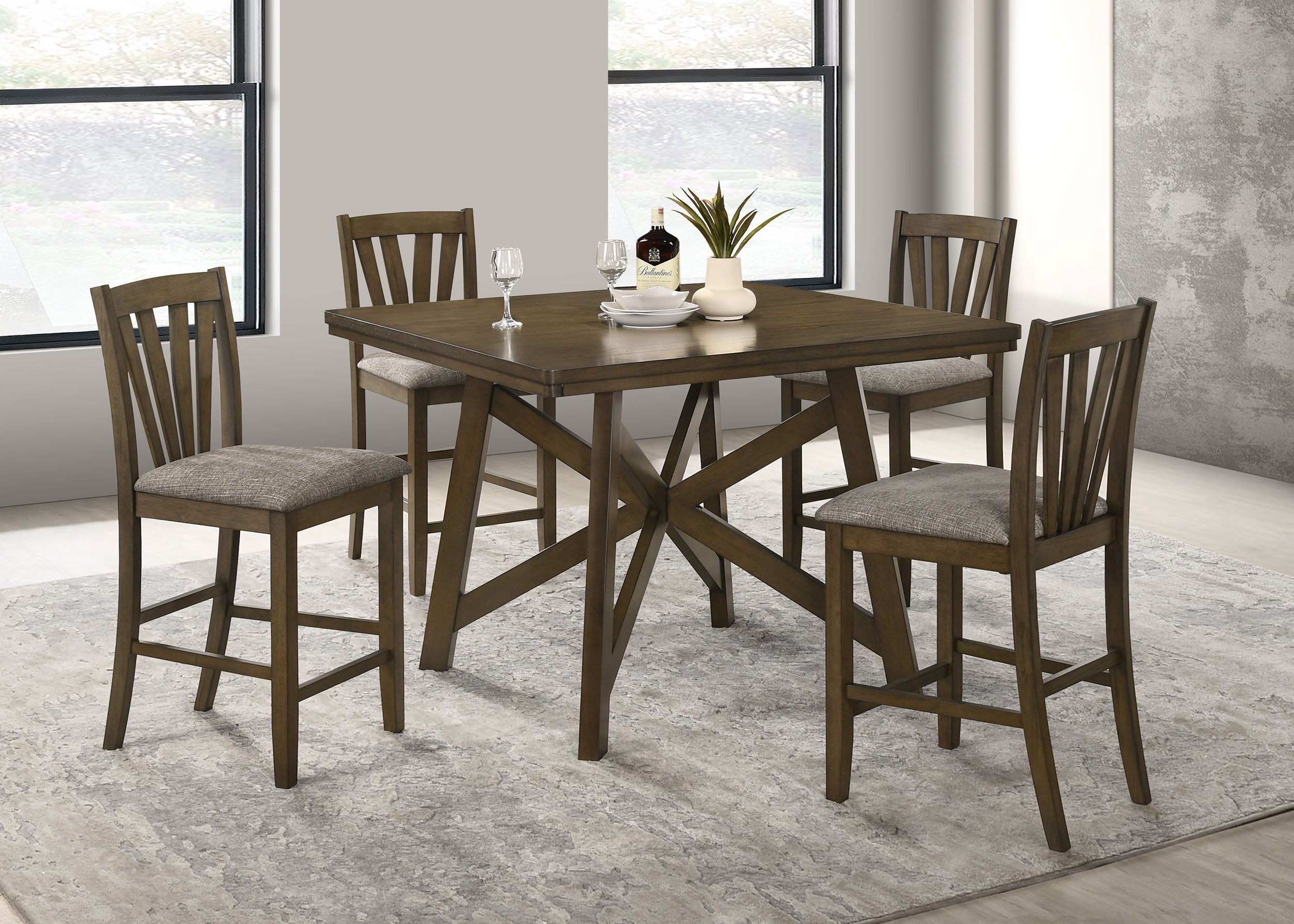 Canfield Counter Height Dining Set - Joseph's Furniture (East Orange, NJ)