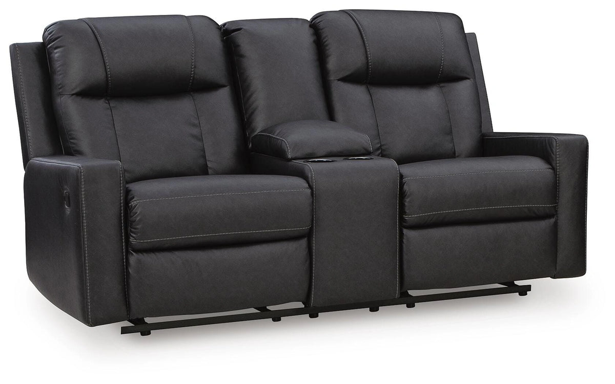 Mackmenville Reclining Loveseat with Console