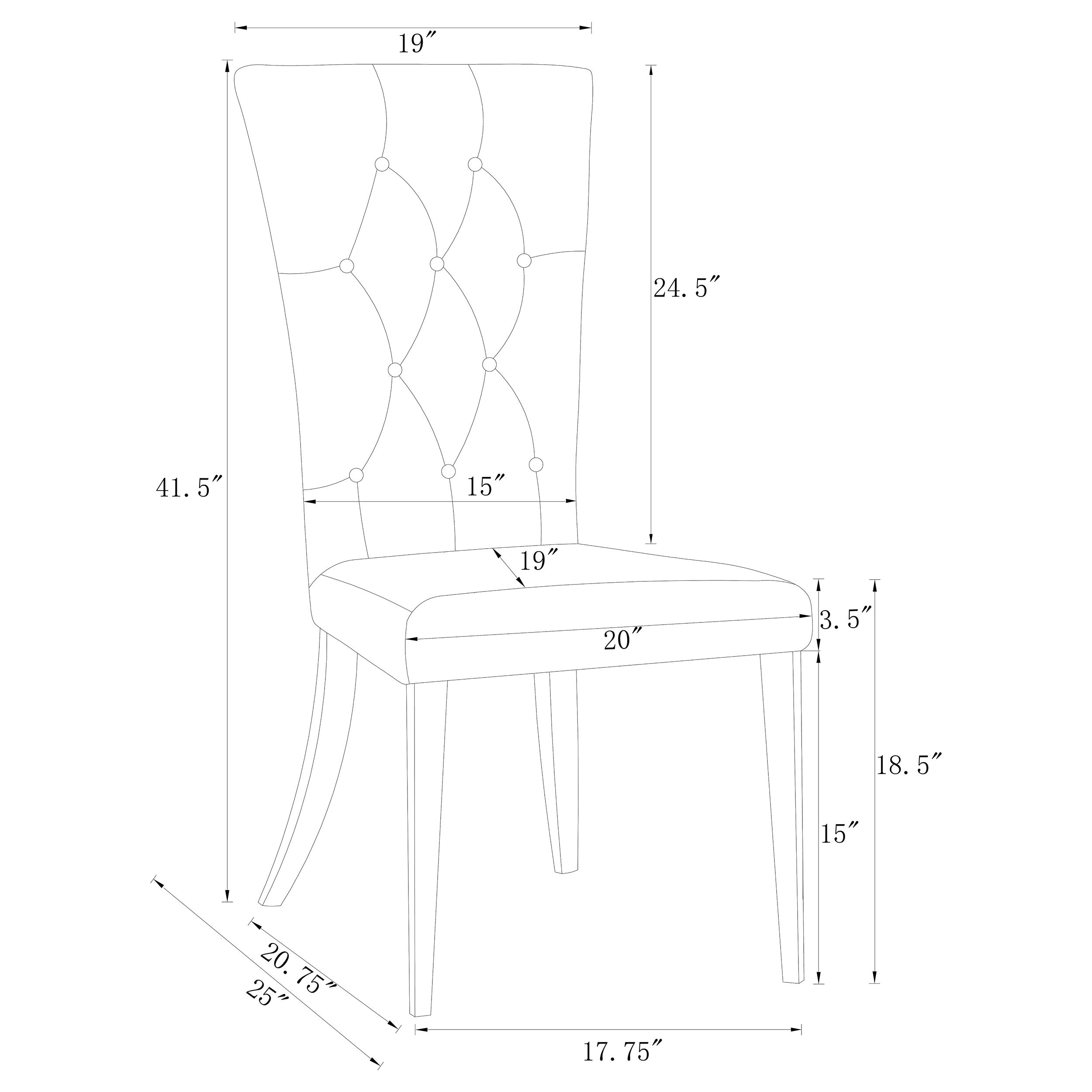Kerwin Dining Side Chair - Joseph's Furniture (East Orange, NJ)