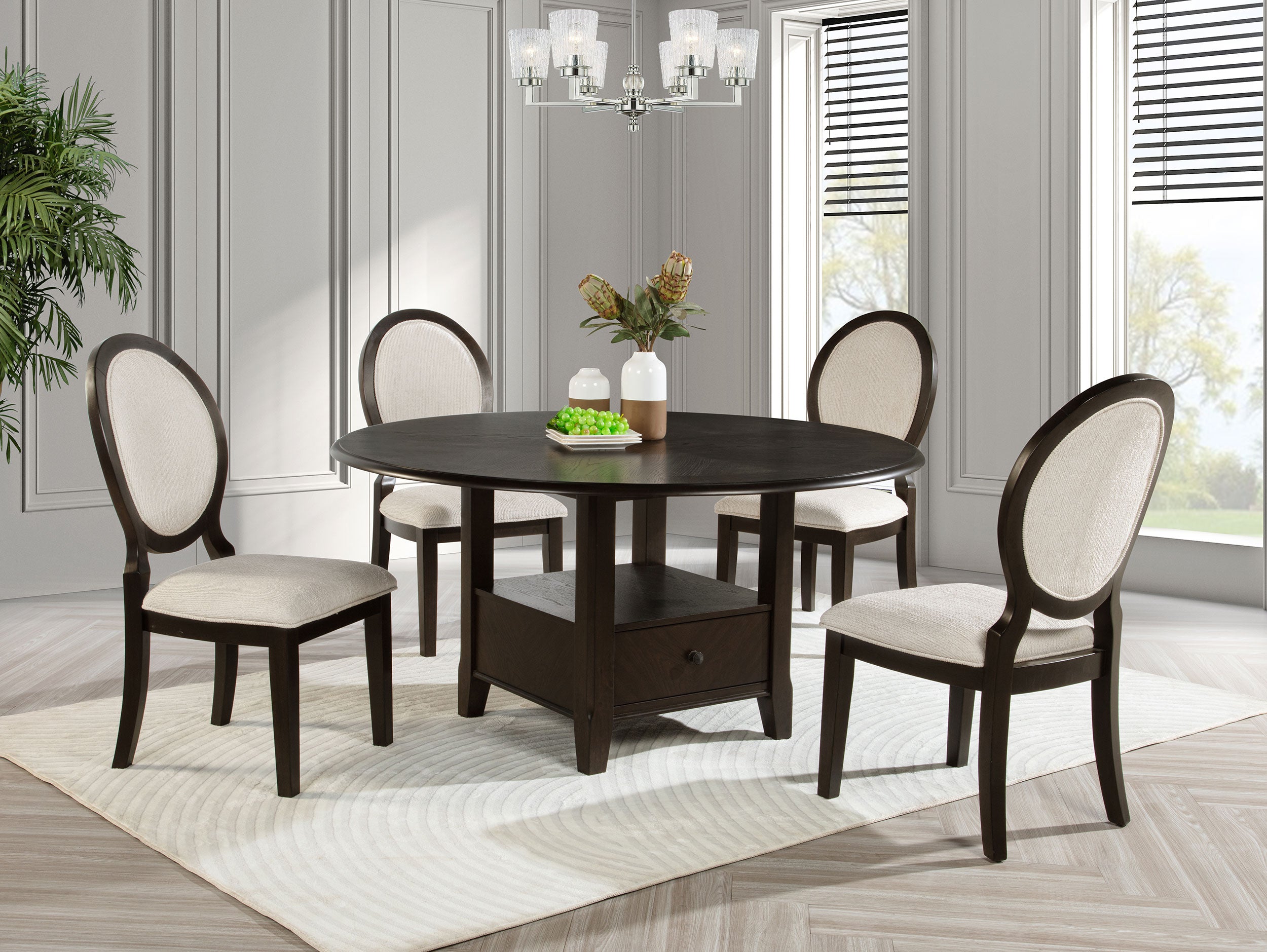 Twyla 5 Pc Dining Set - Joseph's Furniture (East Orange, NJ)