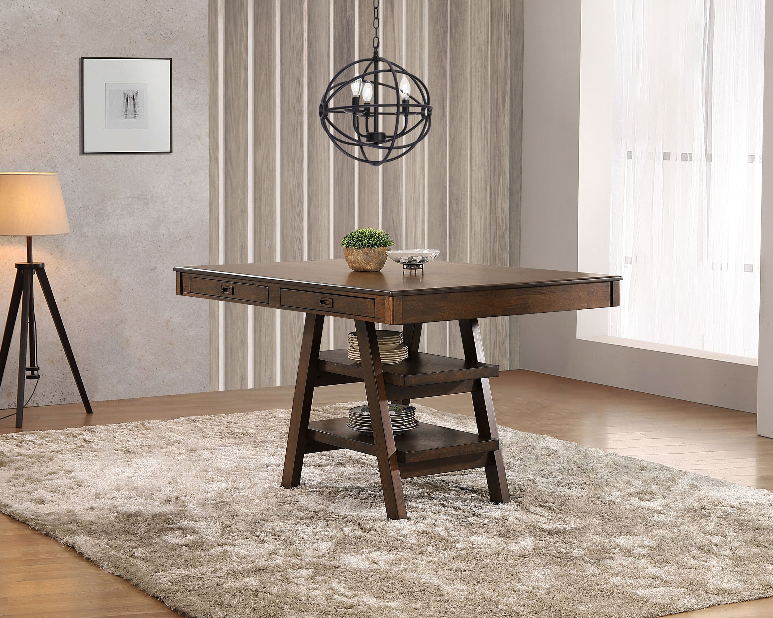 Dewey Counter Height Dining Table - Joseph's Furniture (East Orange, NJ)