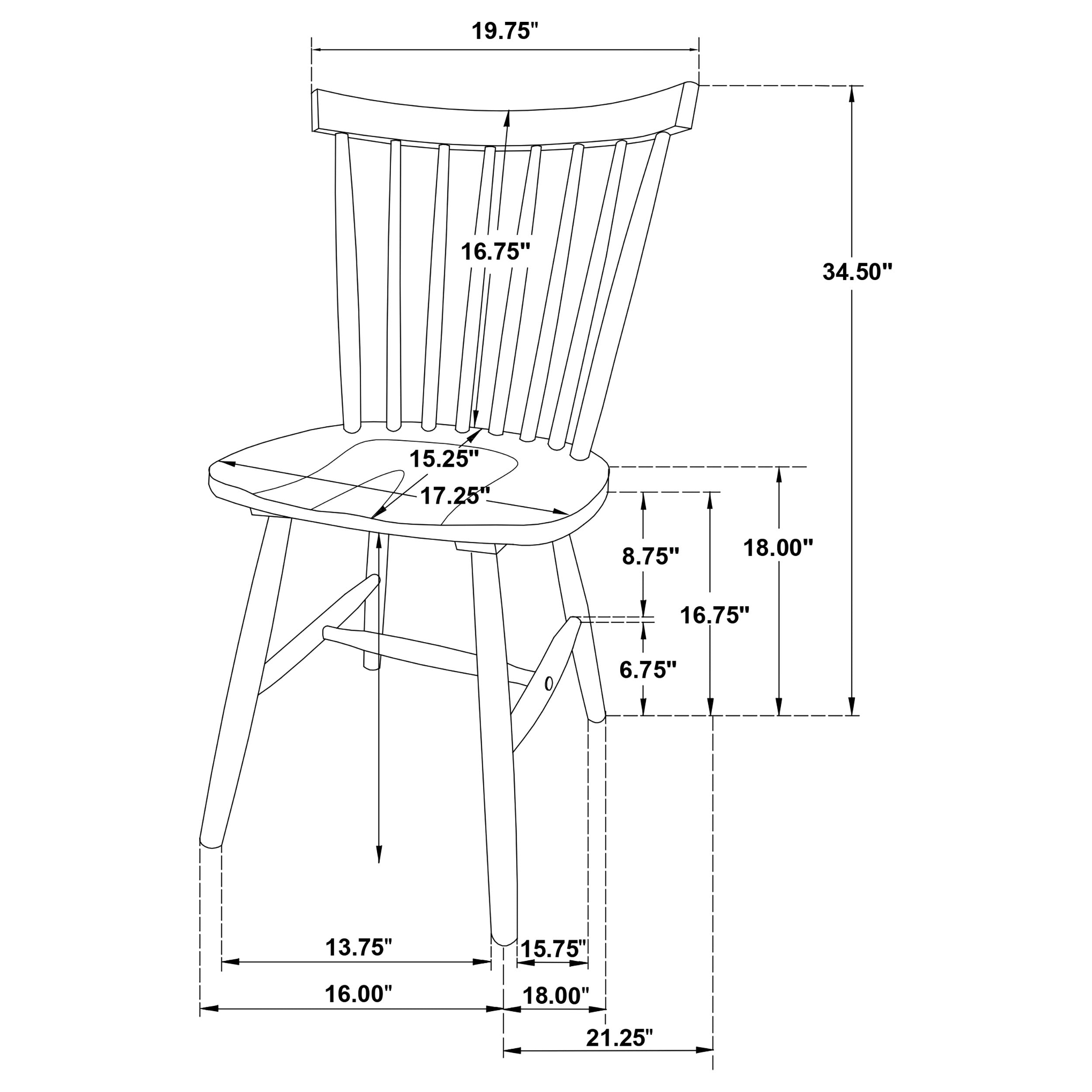 Hollyoak Dining Side Chair - Joseph's Furniture (East Orange, NJ)