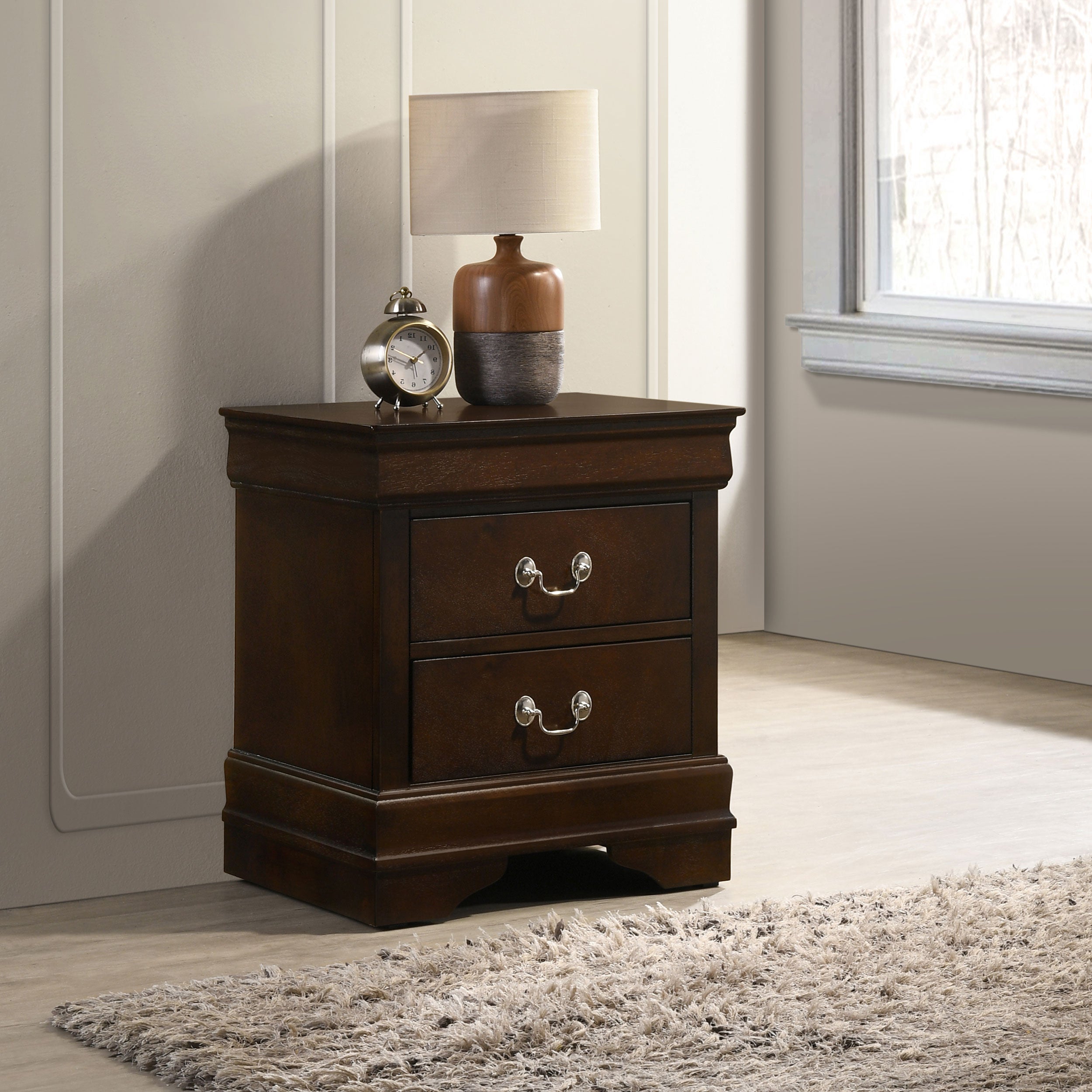Louis Philippe Nightstand - Joseph's Furniture (East Orange, NJ)