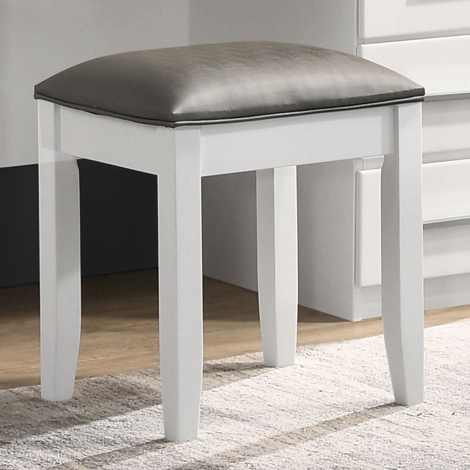 Felicity Makeup Vanity Stool - Joseph's Furniture (East Orange, NJ)