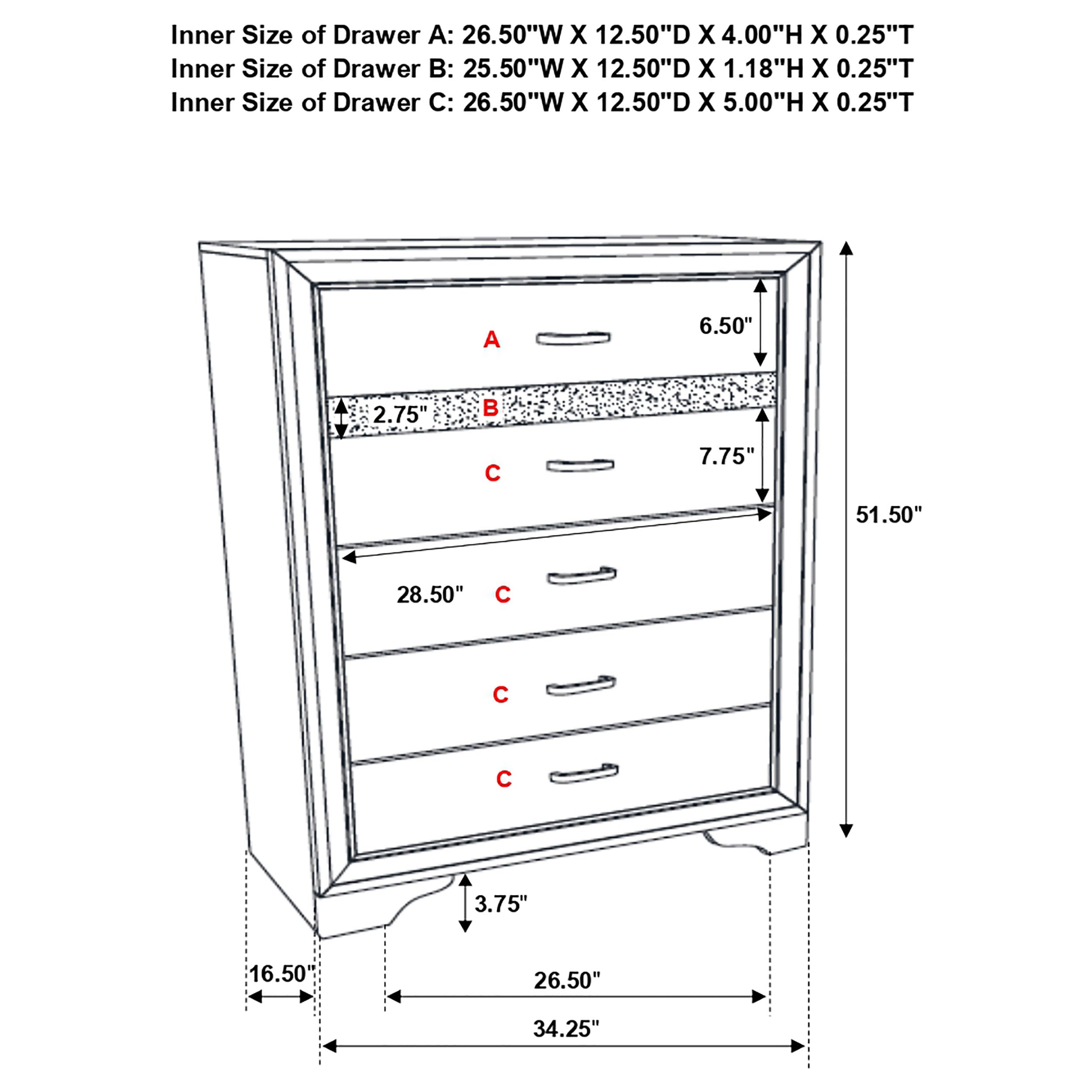 Miranda Chest of Drawers