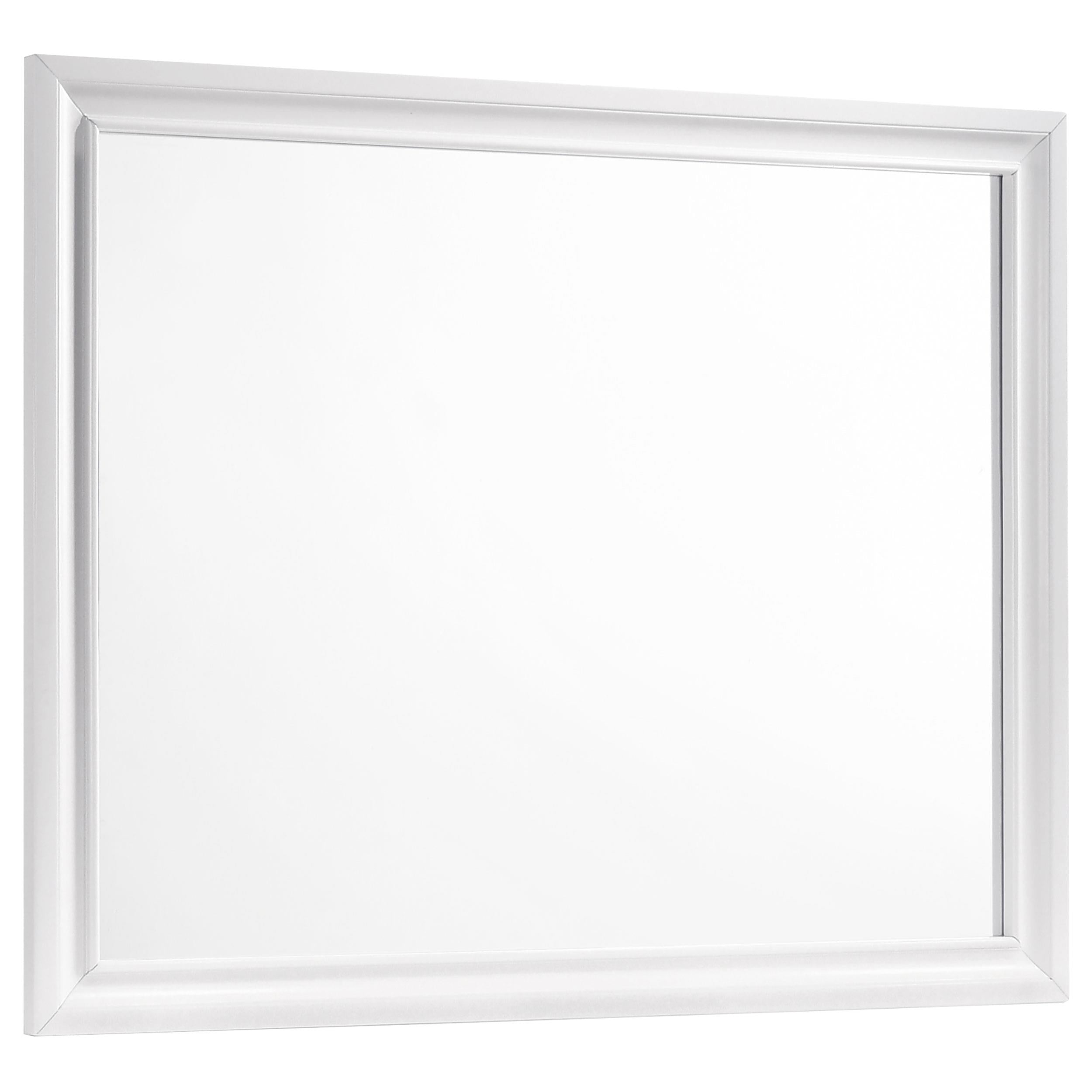 Barzini Rectangle Dresser Mirror White - Joseph's Furniture (East Orange, NJ)