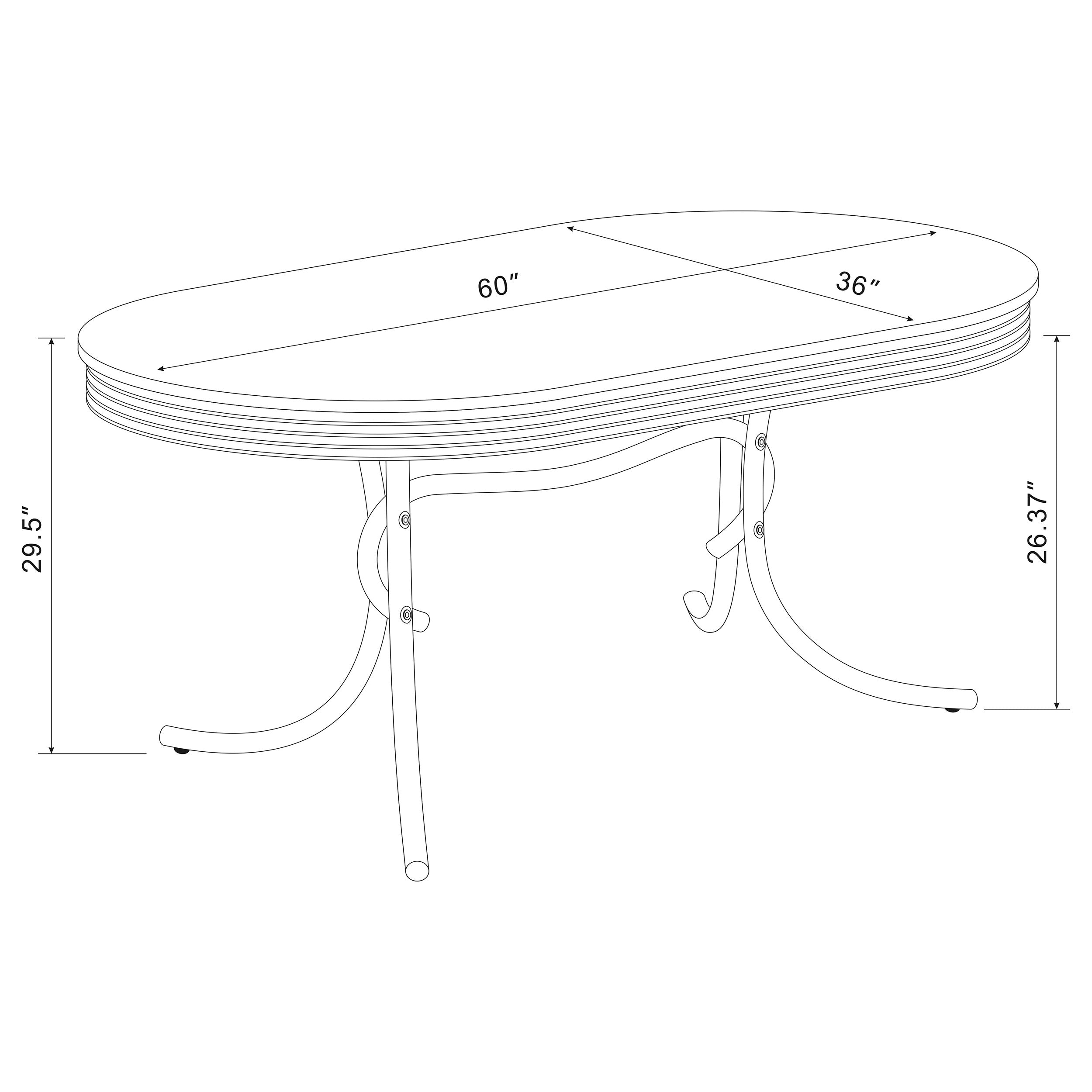 Retro Dining Table - Joseph's Furniture (East Orange, NJ)