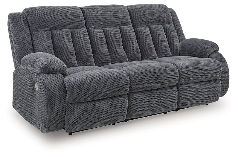 Observation Power Reclining Sofa with Drop Down Table - Joseph's Furniture (East Orange, NJ)