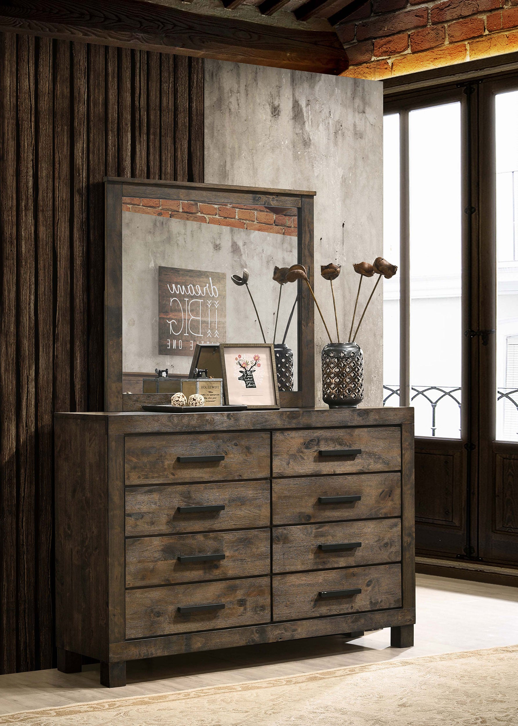 Woodmont Dresser with Mirror - Joseph's Furniture (East Orange, NJ)