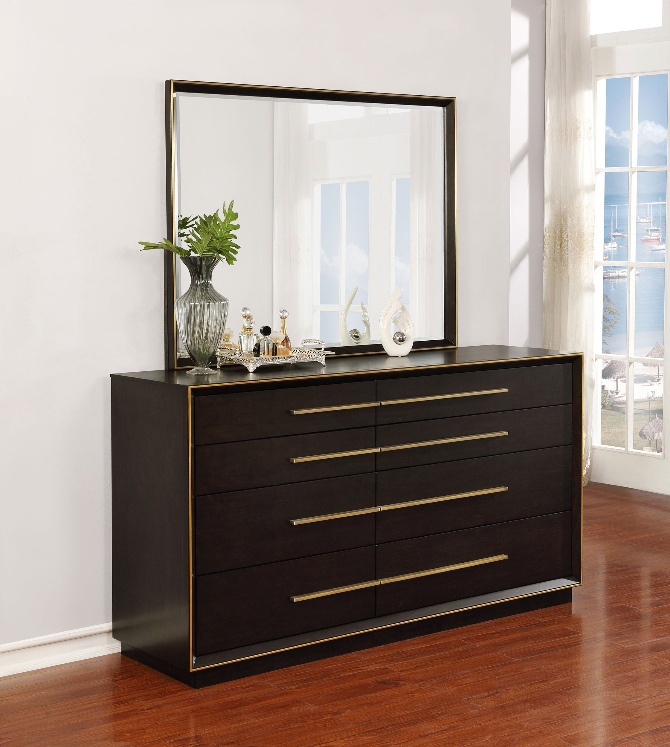 Durango Dresser with Mirror - Joseph's Furniture (East Orange, NJ)