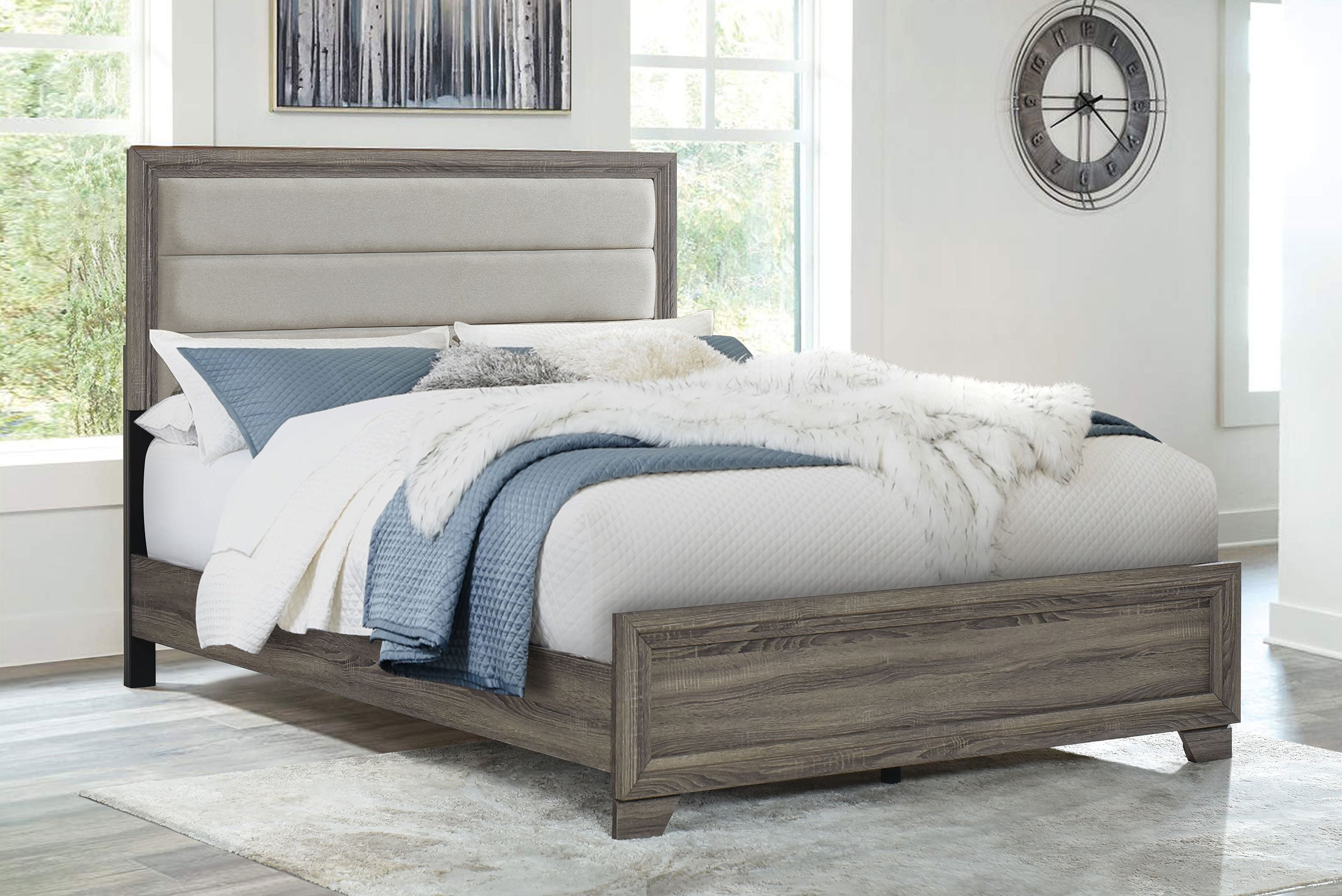 Wright Panel Bed - Joseph's Furniture (East Orange, NJ)