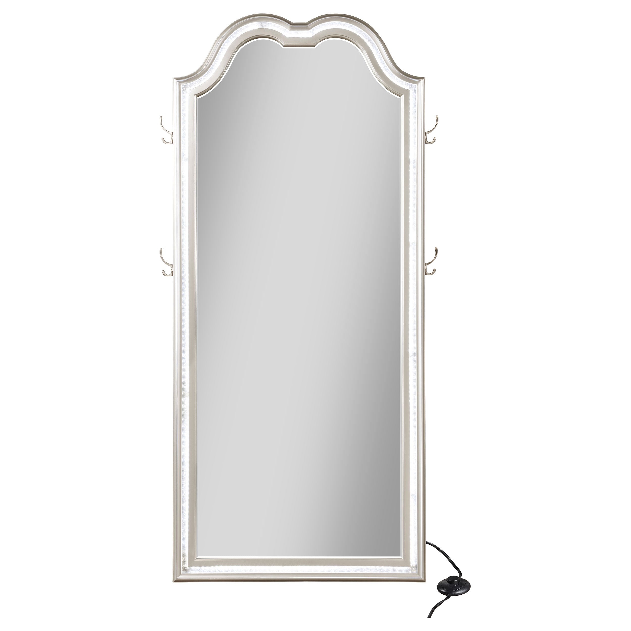 Evangeline Floor Mirror with LED Lighting - Joseph's Furniture (East Orange, NJ)