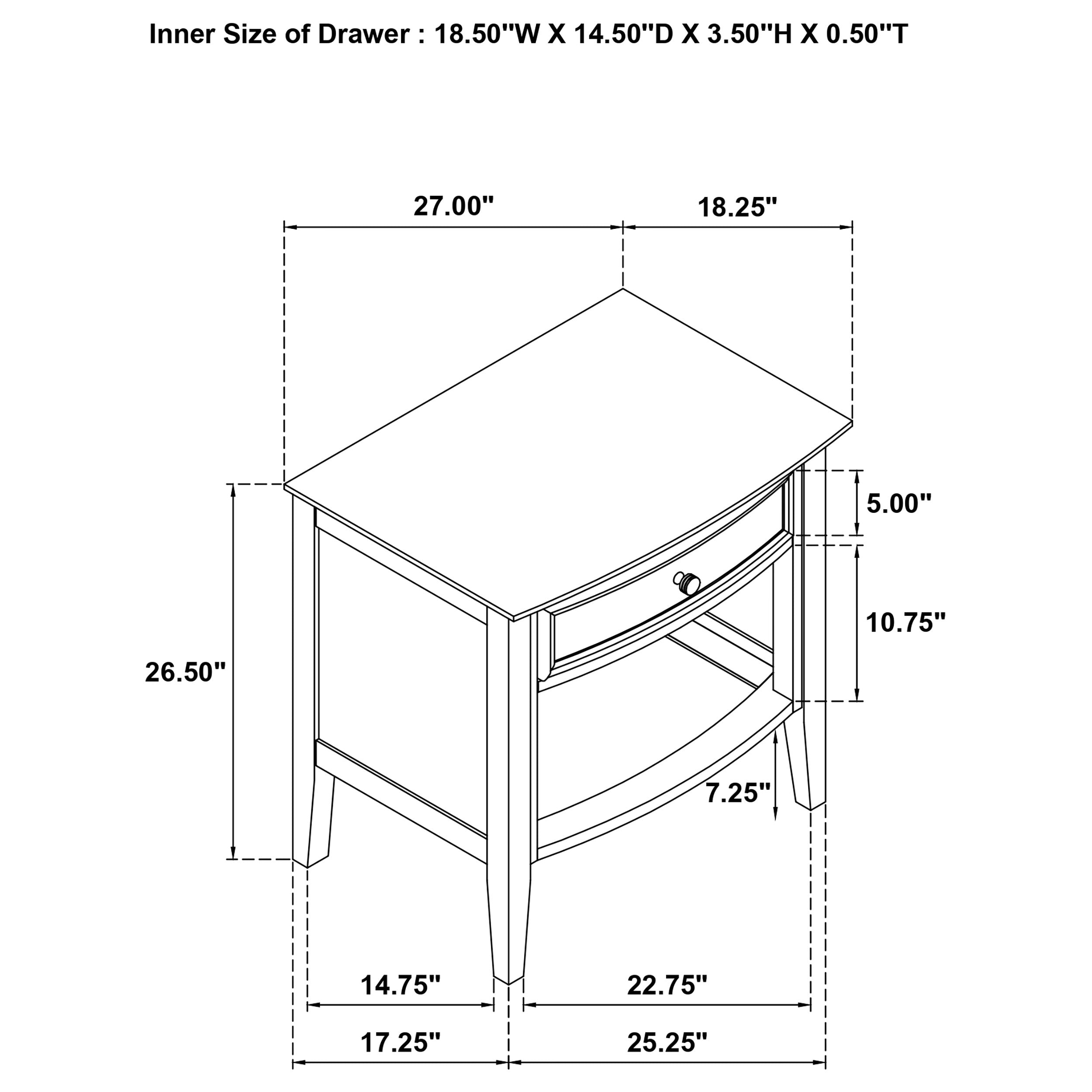 Bexhill Nightstand - Joseph's Furniture (East Orange, NJ)