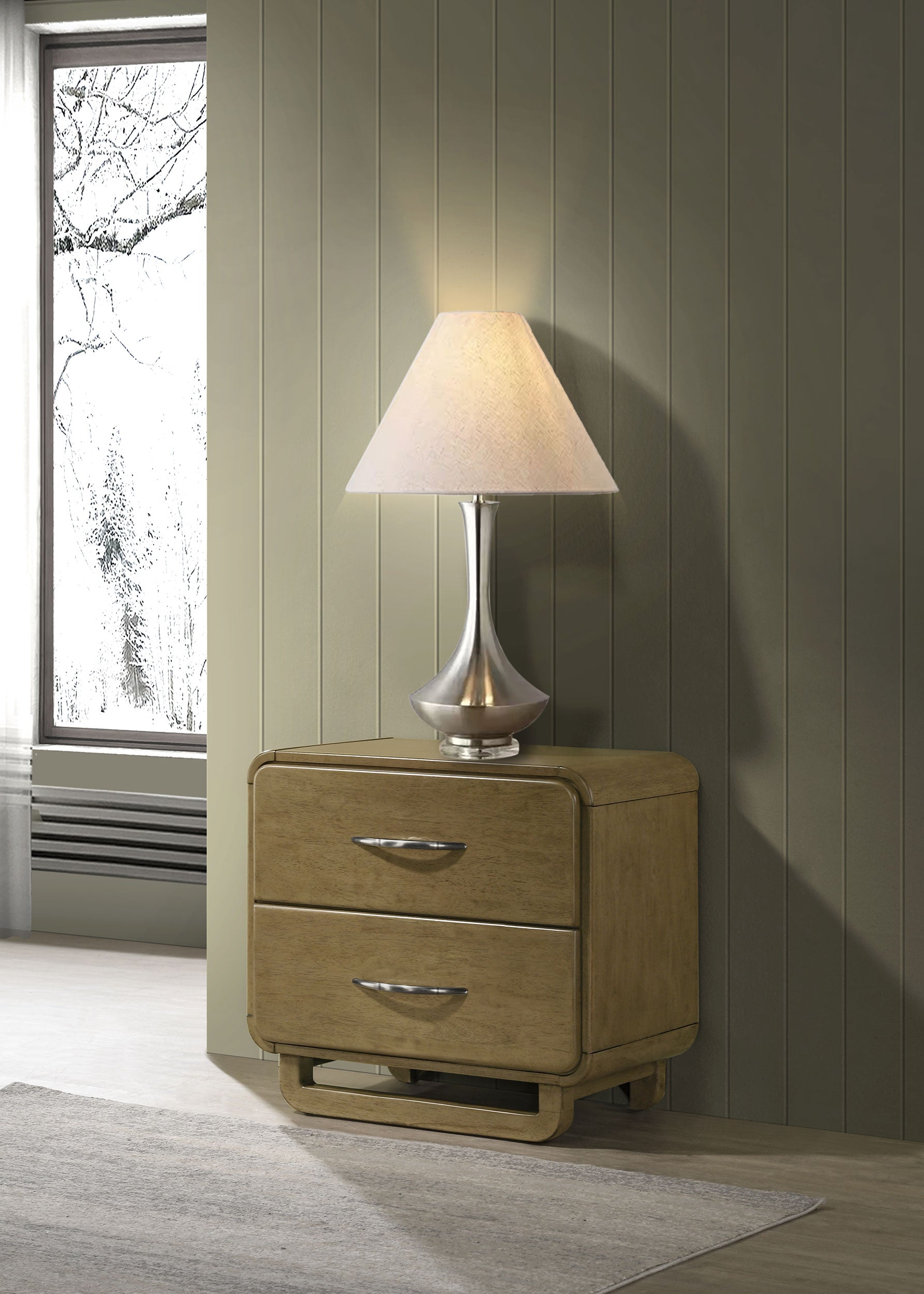 Amsbury Nightstand - Joseph's Furniture (East Orange, NJ)