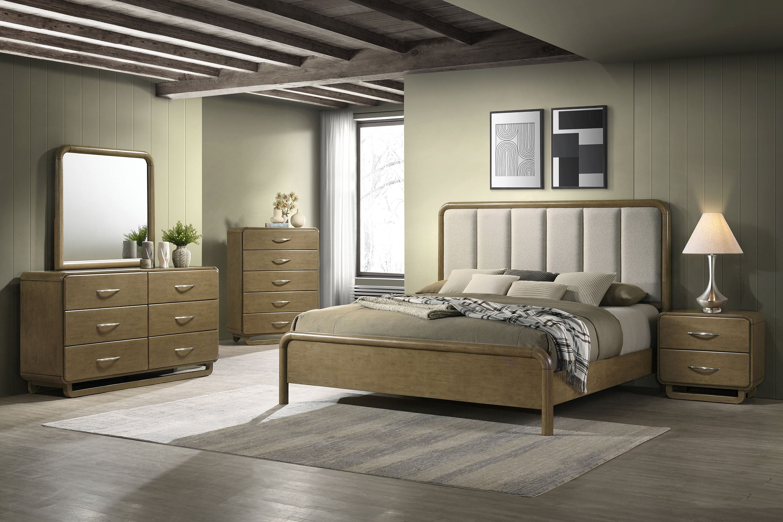Amsbury Dresser with Mirror