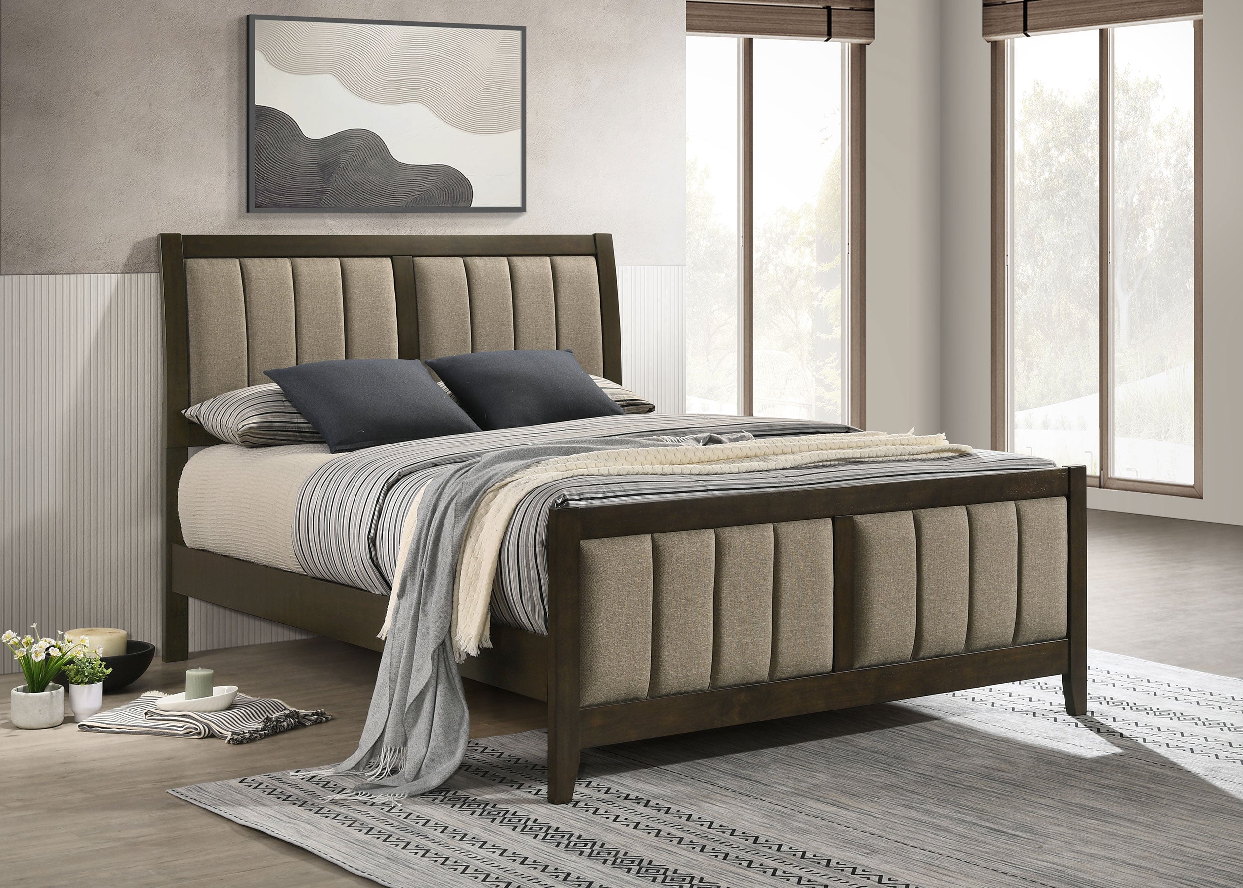 Wilkes Panel Bed - Joseph's Furniture (East Orange, NJ)