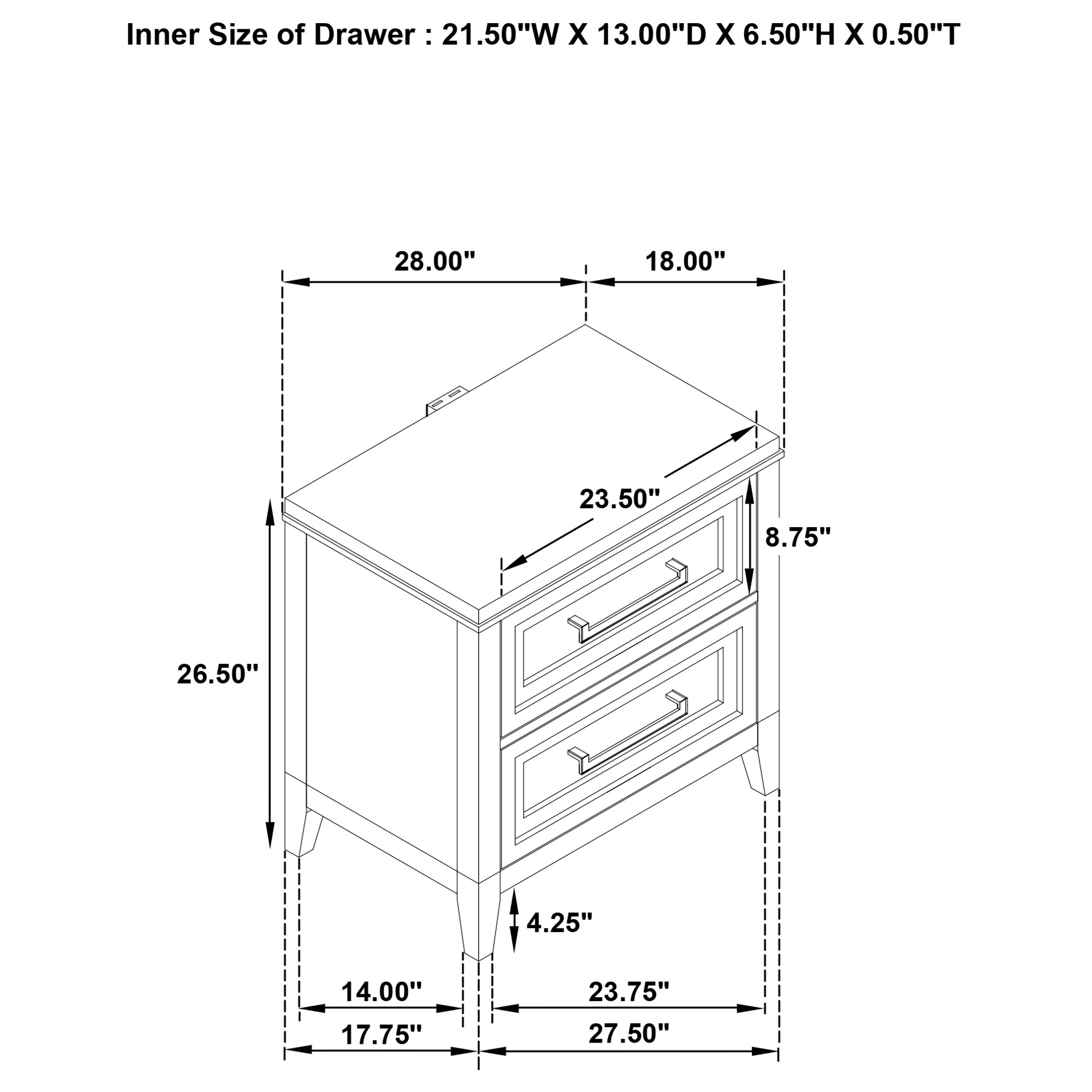 Marielle 4 Pc Bedroom Set
