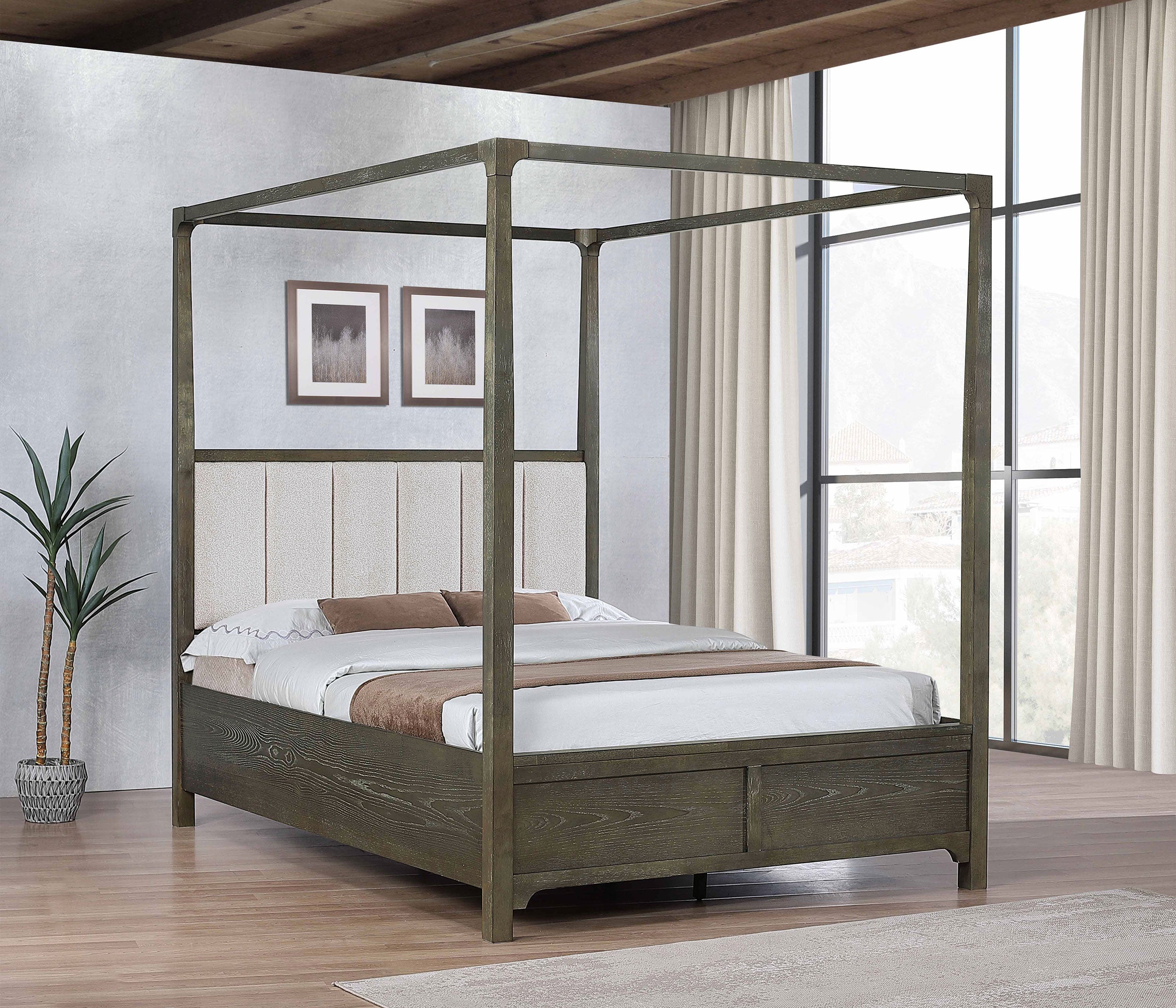 Gran Park Canopy Panel Bed - Joseph's Furniture (East Orange, NJ)