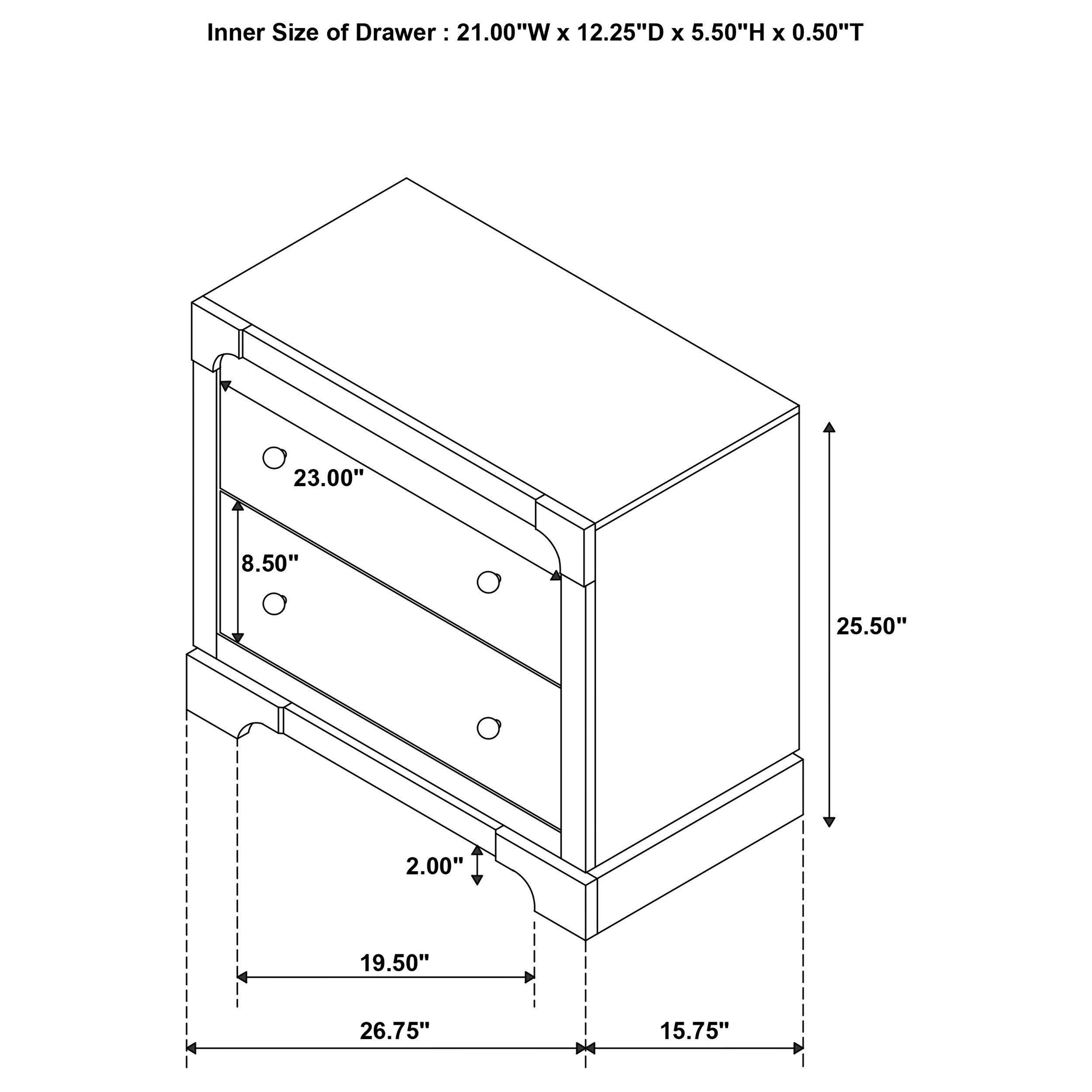 Gran Park Nightstand - Joseph's Furniture (East Orange, NJ)