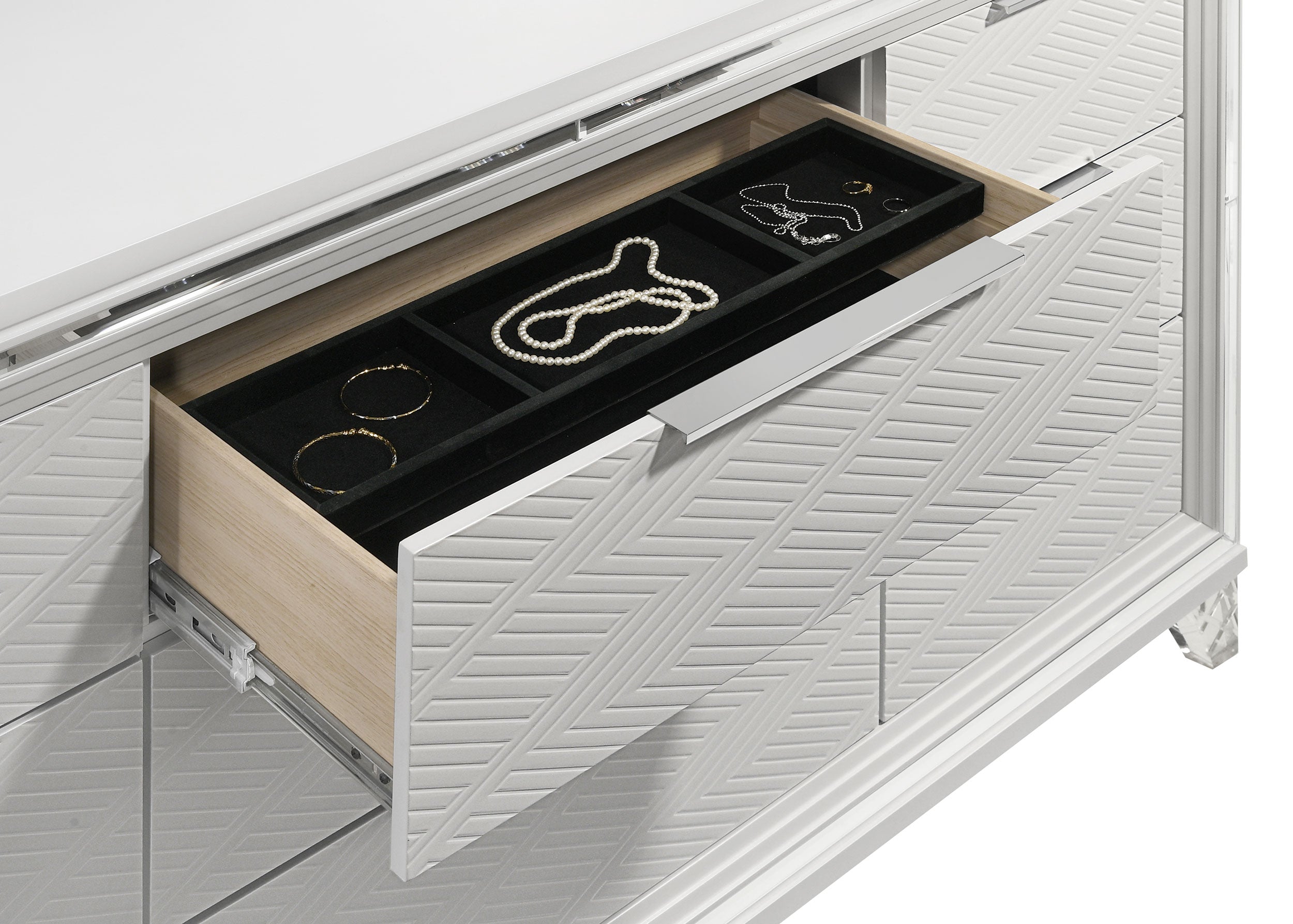 Marmore 4 & 5 Pc E.king, Cal.king, & Queen Bedroom Set