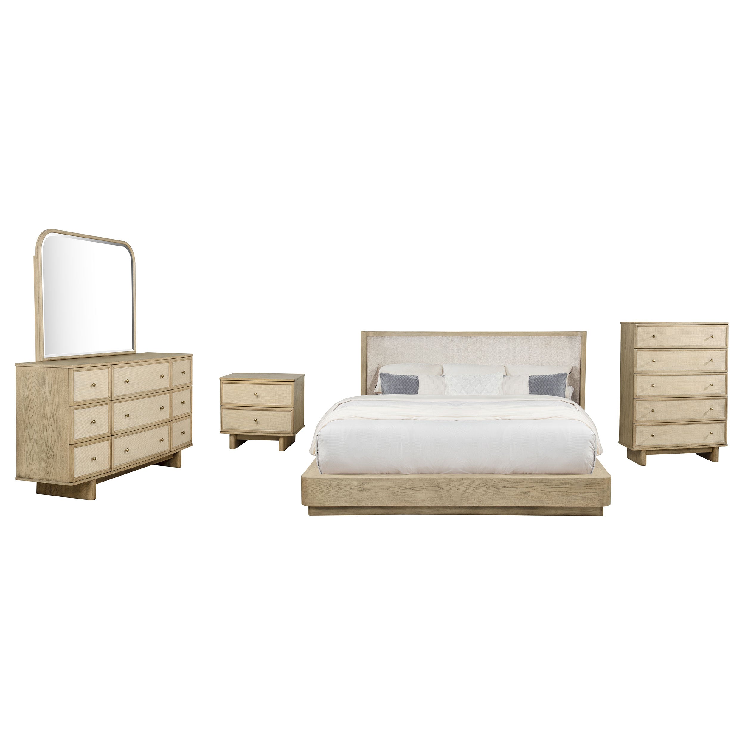 Kailani 4 & 5 Pc Bedroom Set E.King, Cal.King & Queen