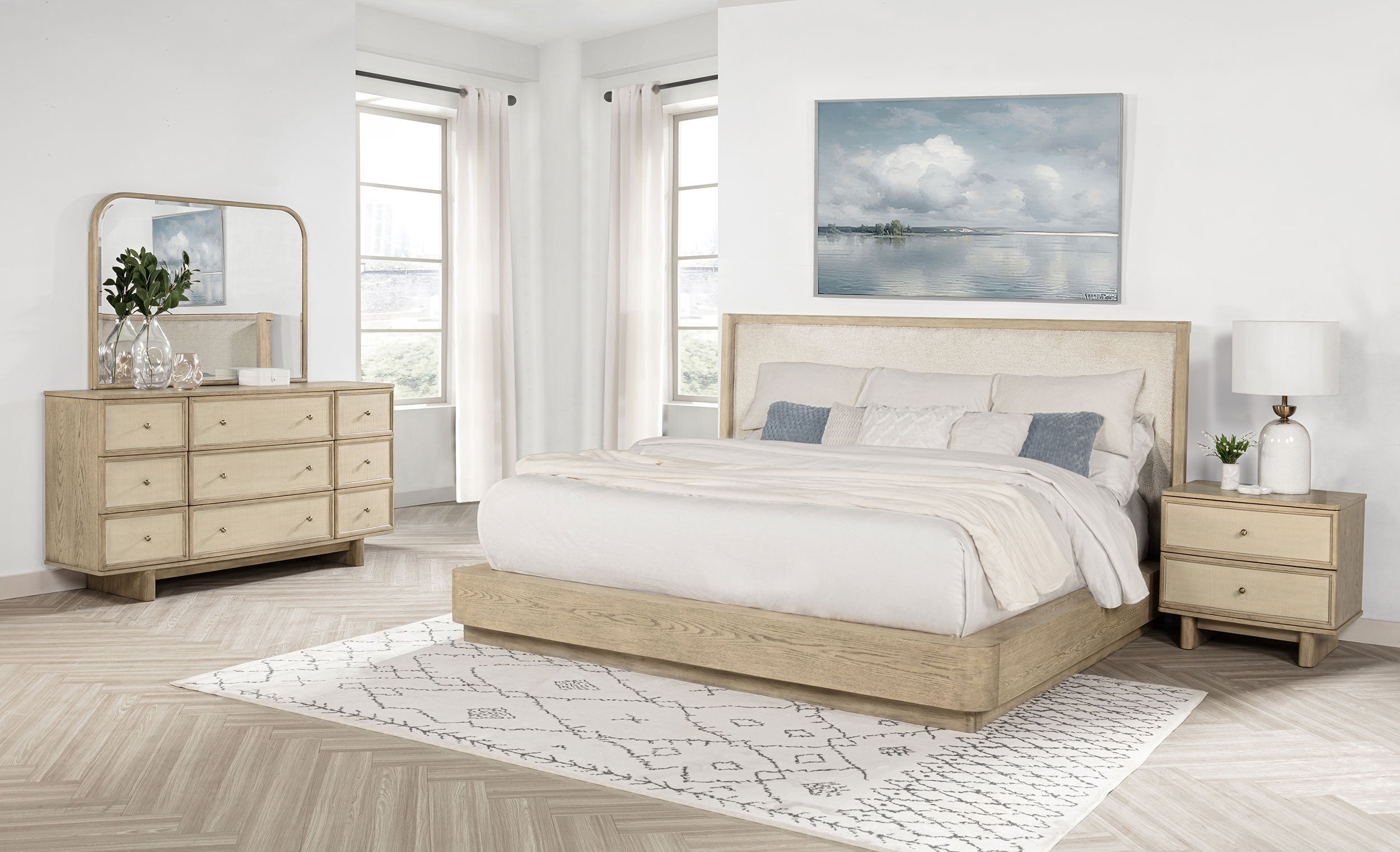 Kailani 4 & 5 Pc Bedroom Set E.King, Cal.King & Queen