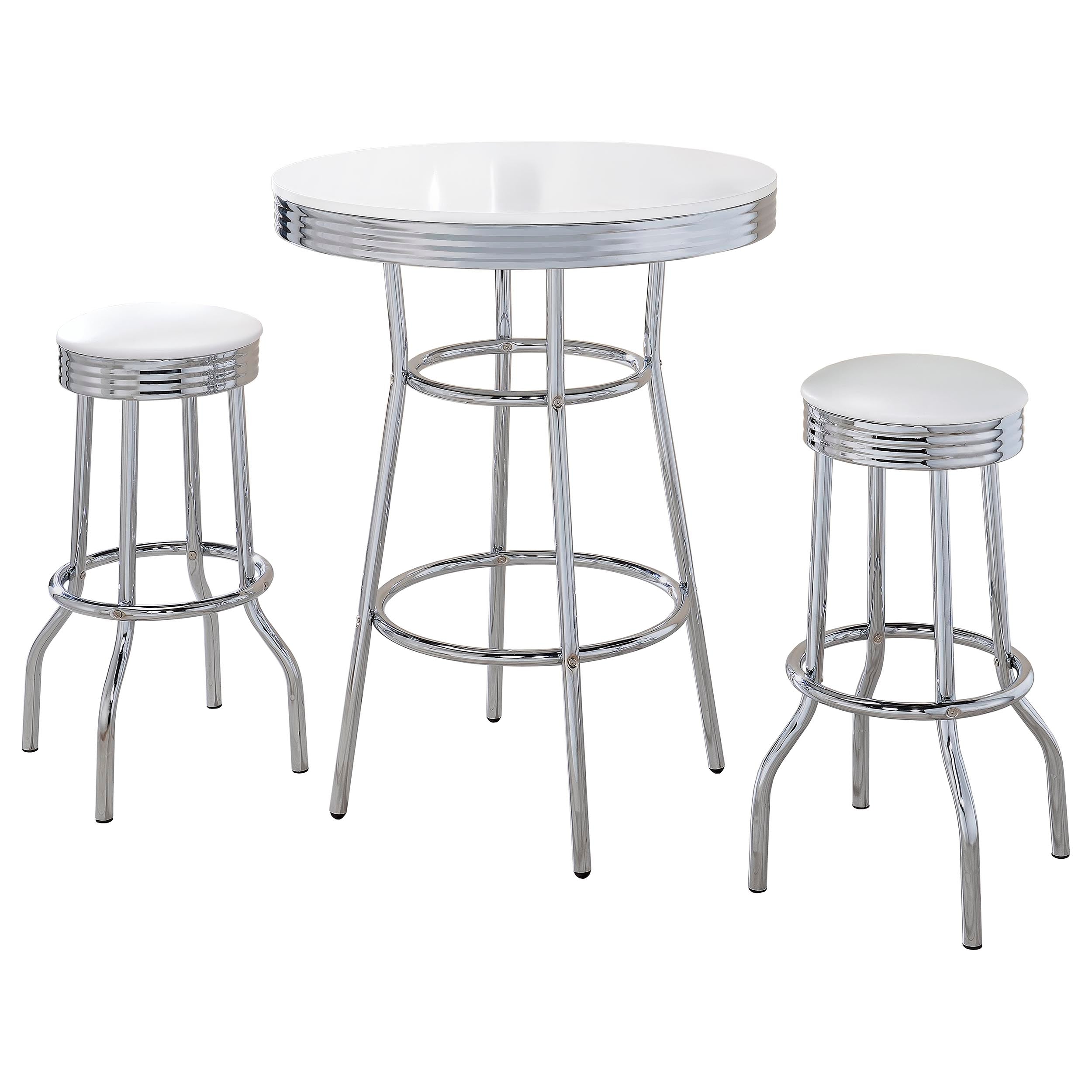 Retro Bar Table Set - Joseph's Furniture (East Orange, NJ)