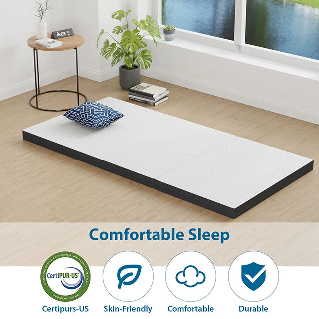 Hollyhock 4" Twin XL Tri-Fold Memory Foam Topper