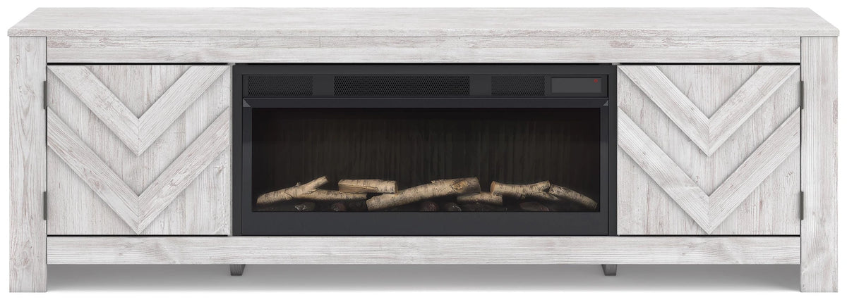 Cayboni 71" TV Stand with Electric Fireplace