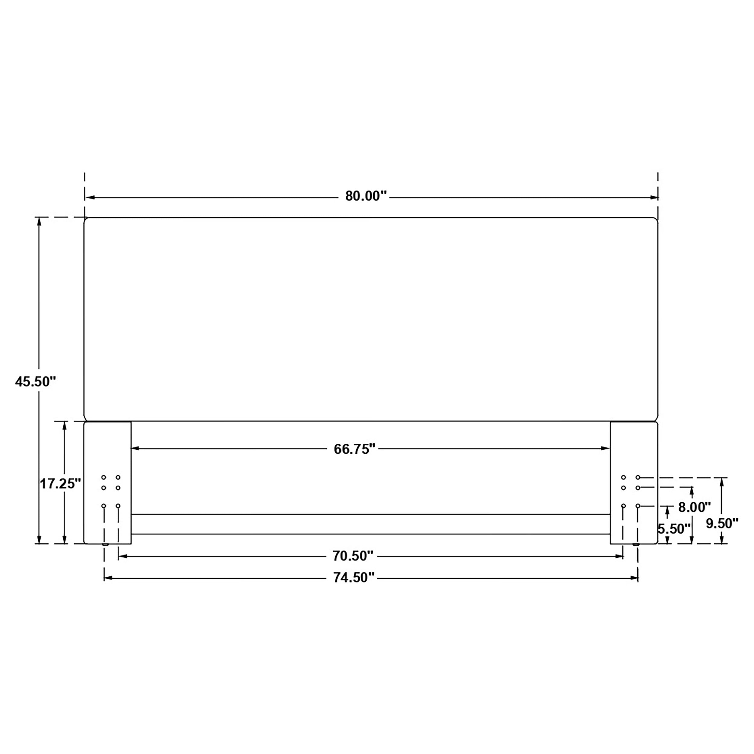 Pirro Eastern / California King Headboard - Joseph's Furniture (East Orange, NJ)