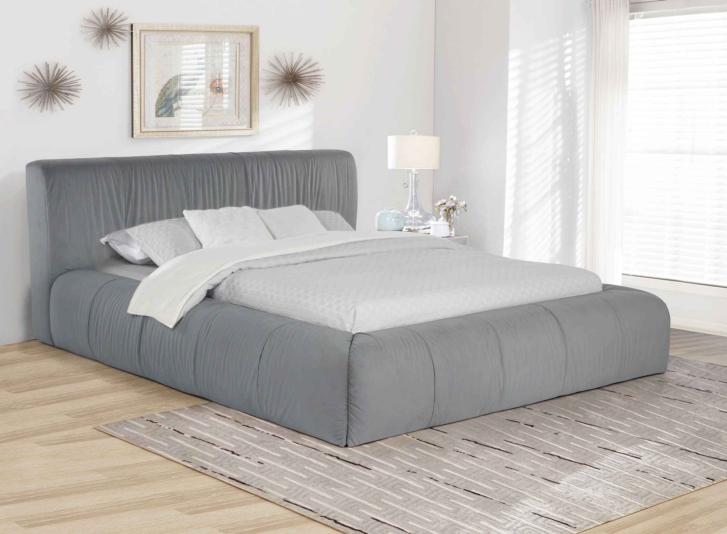 Wilshire Panel Platform Bed - Joseph's Furniture (East Orange, NJ)