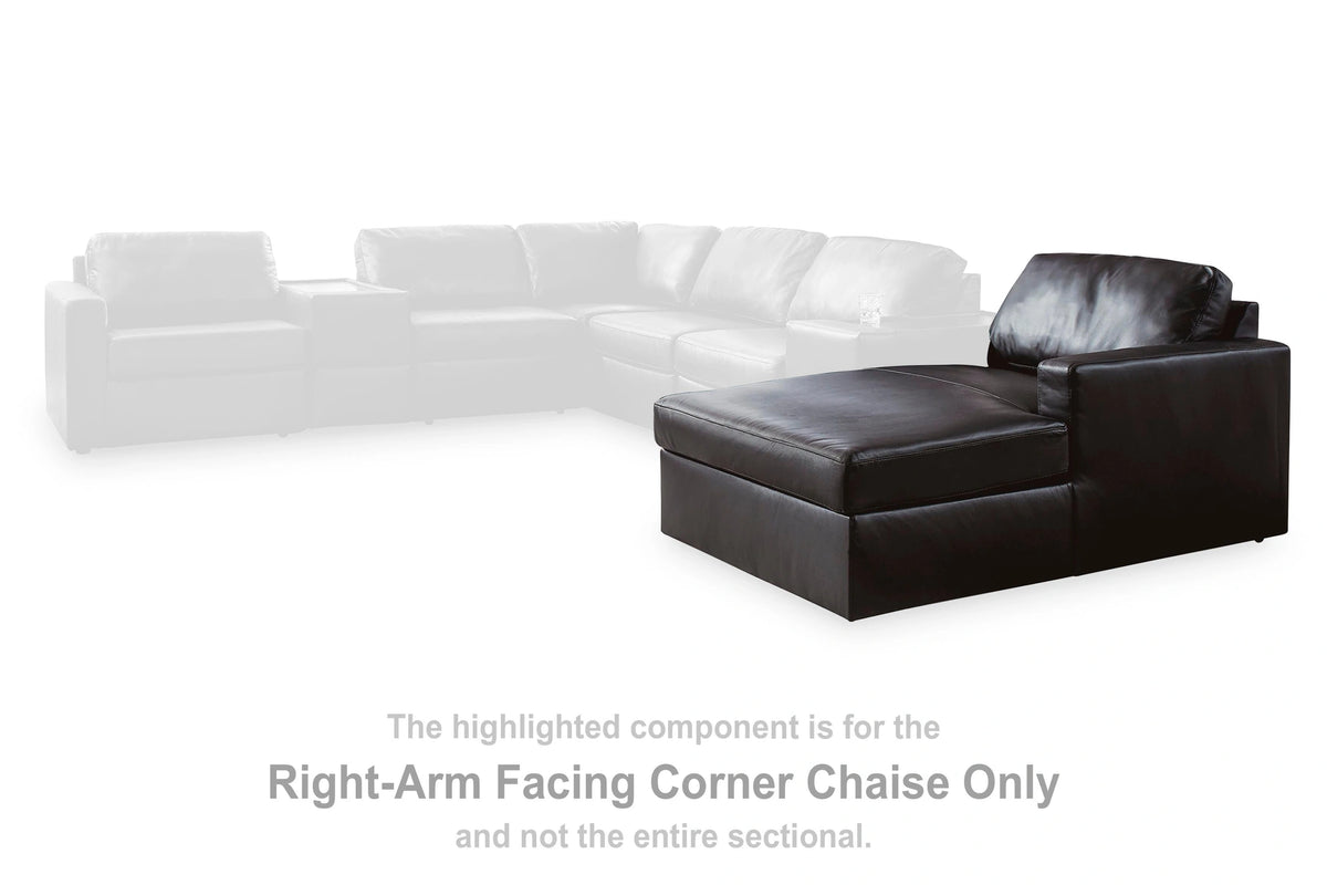 Modmax II Double Chaise Sectional with Audio Consoles