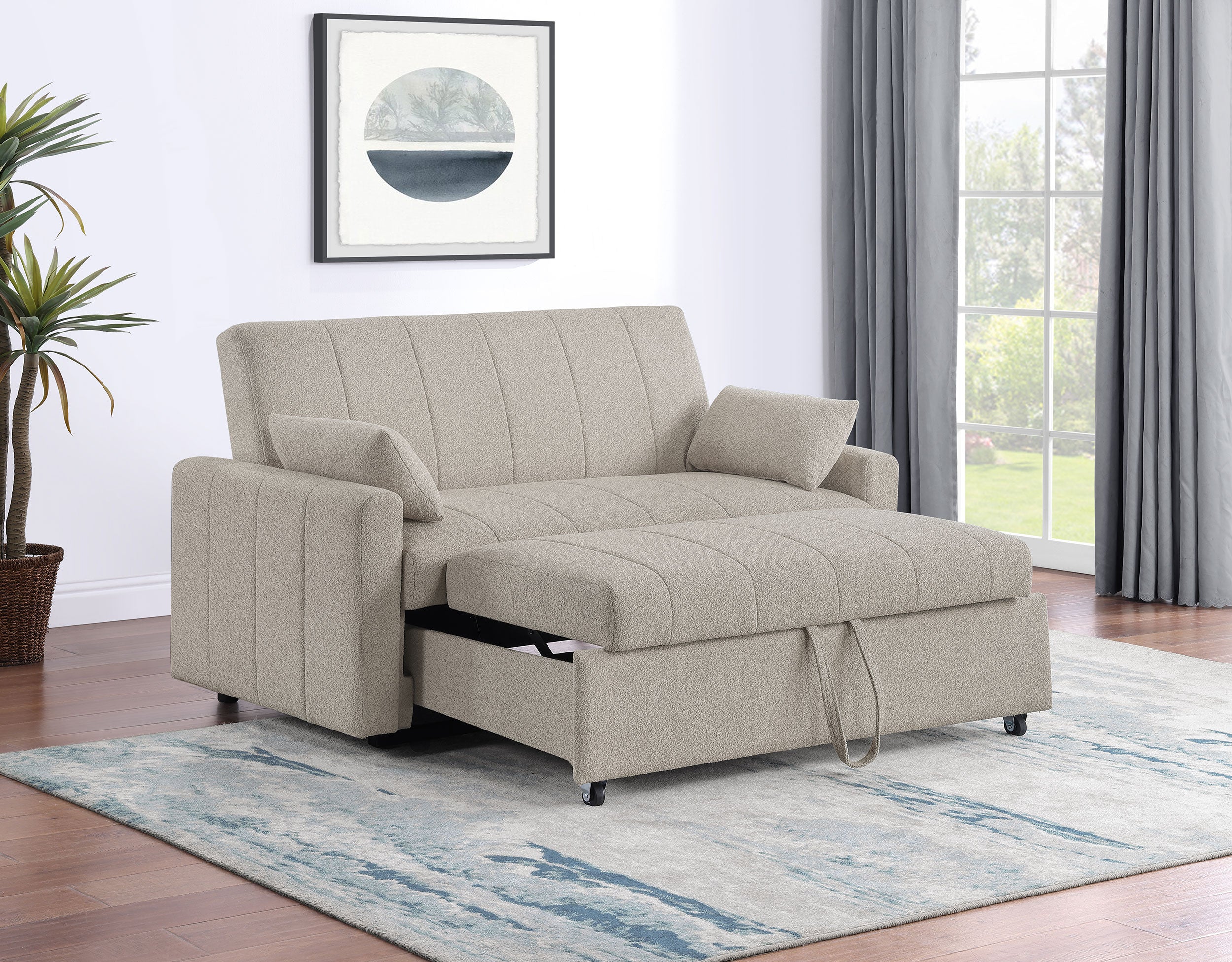 Portland Convertible Sleeper Sofa Bed - Joseph's Furniture (East Orange, NJ)
