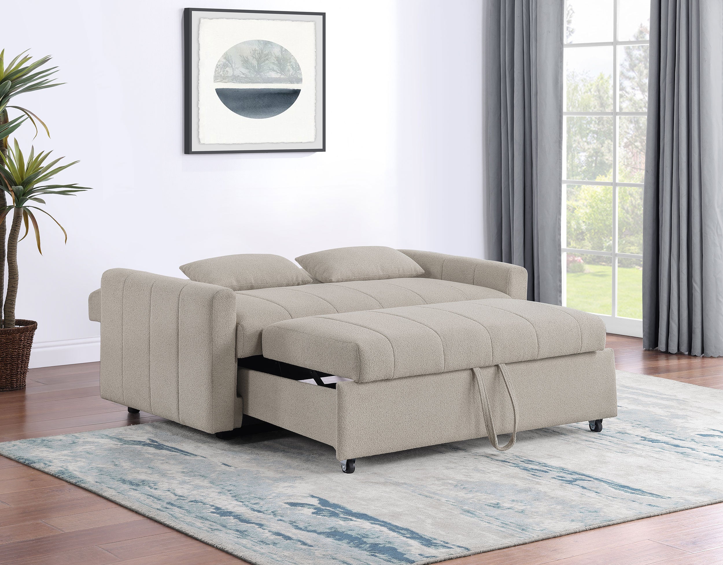 Portland Convertible Sleeper Sofa Bed - Joseph's Furniture (East Orange, NJ)