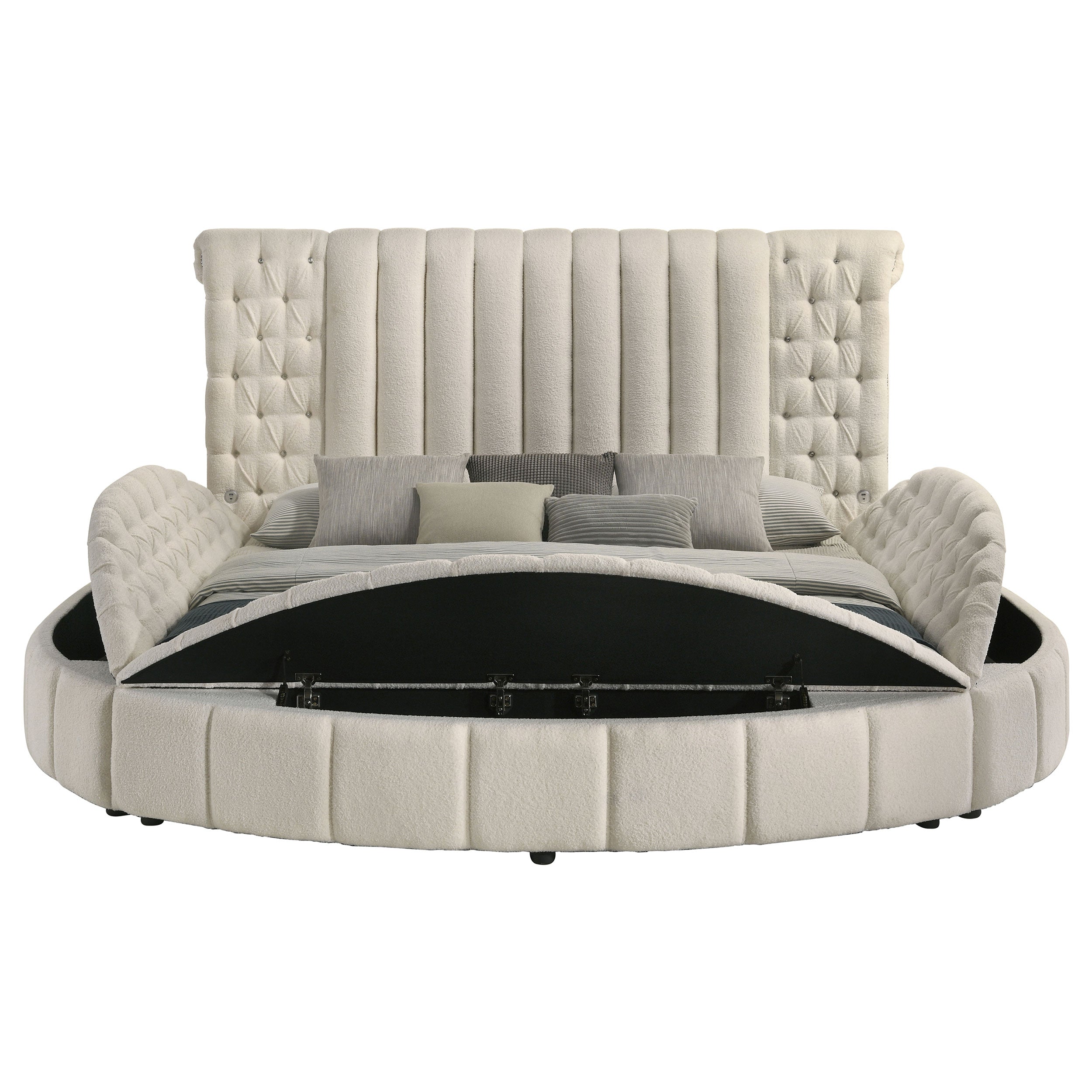 Sonya Panel Floor Storage Bed