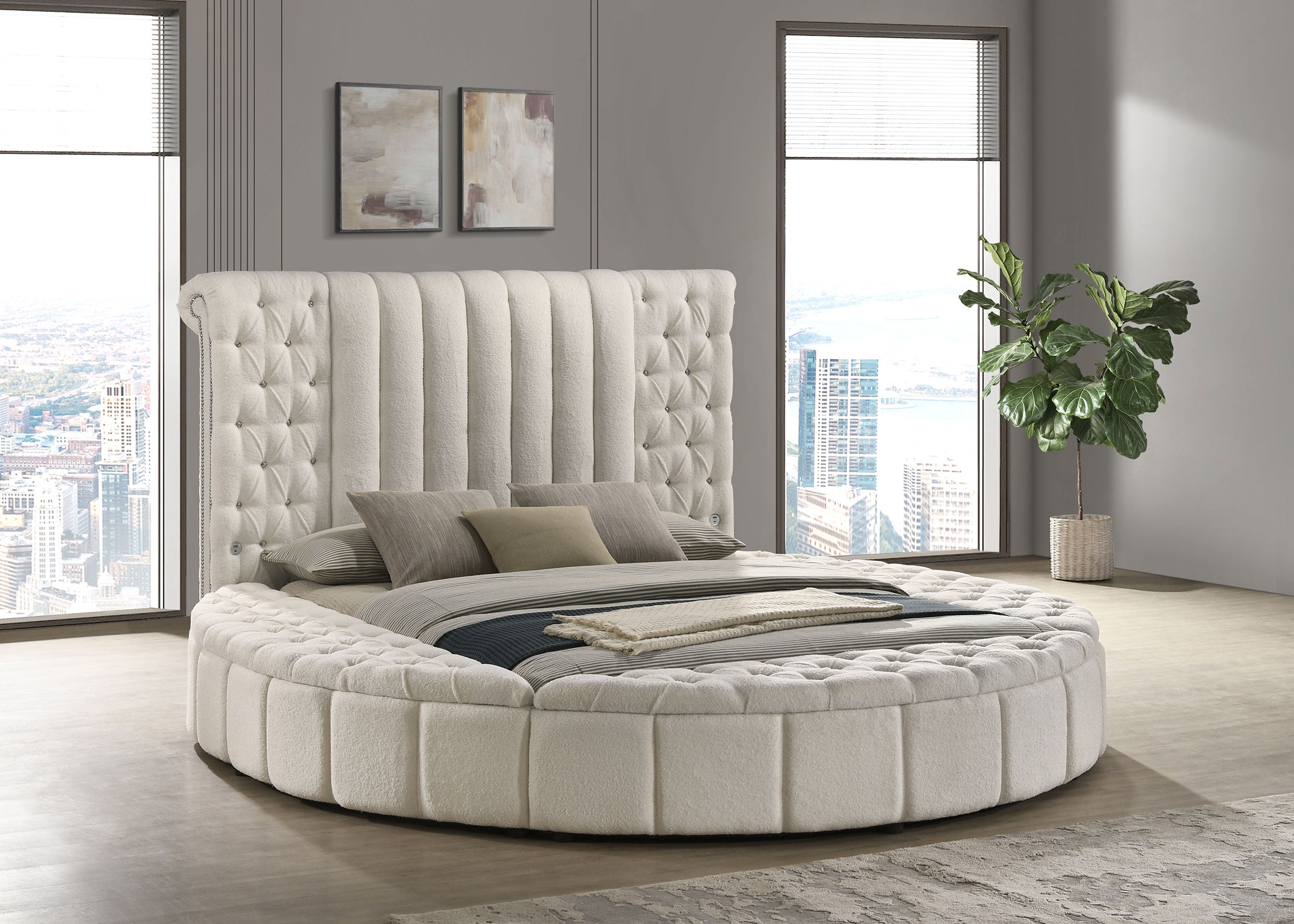 Sonya Panel Floor Storage Bed - Joseph's Furniture (East Orange, NJ)