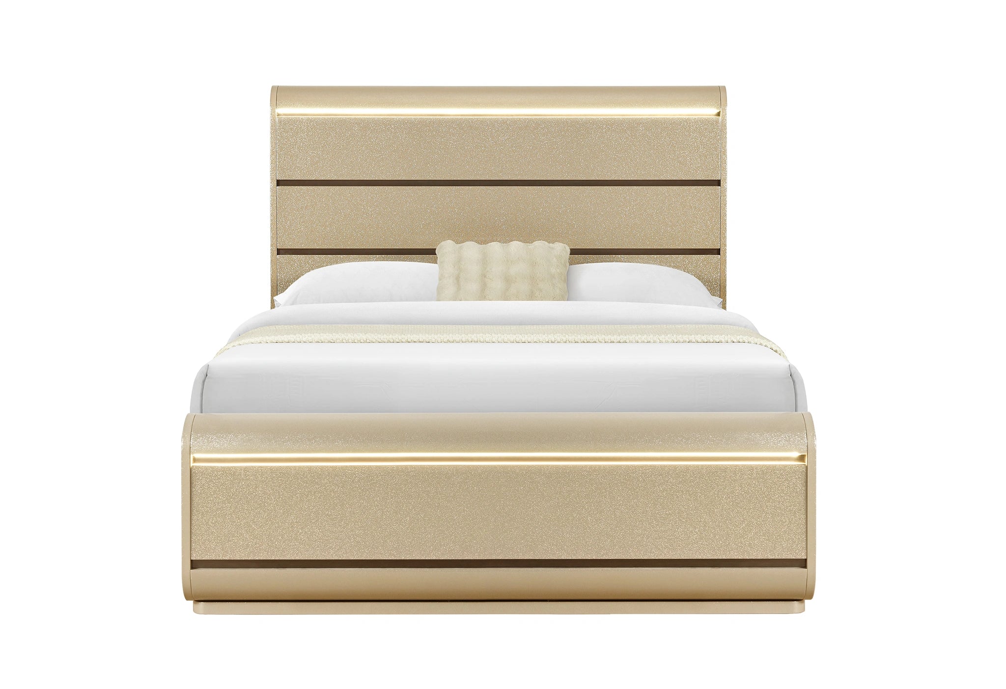 Genesis Gold Bed with LED