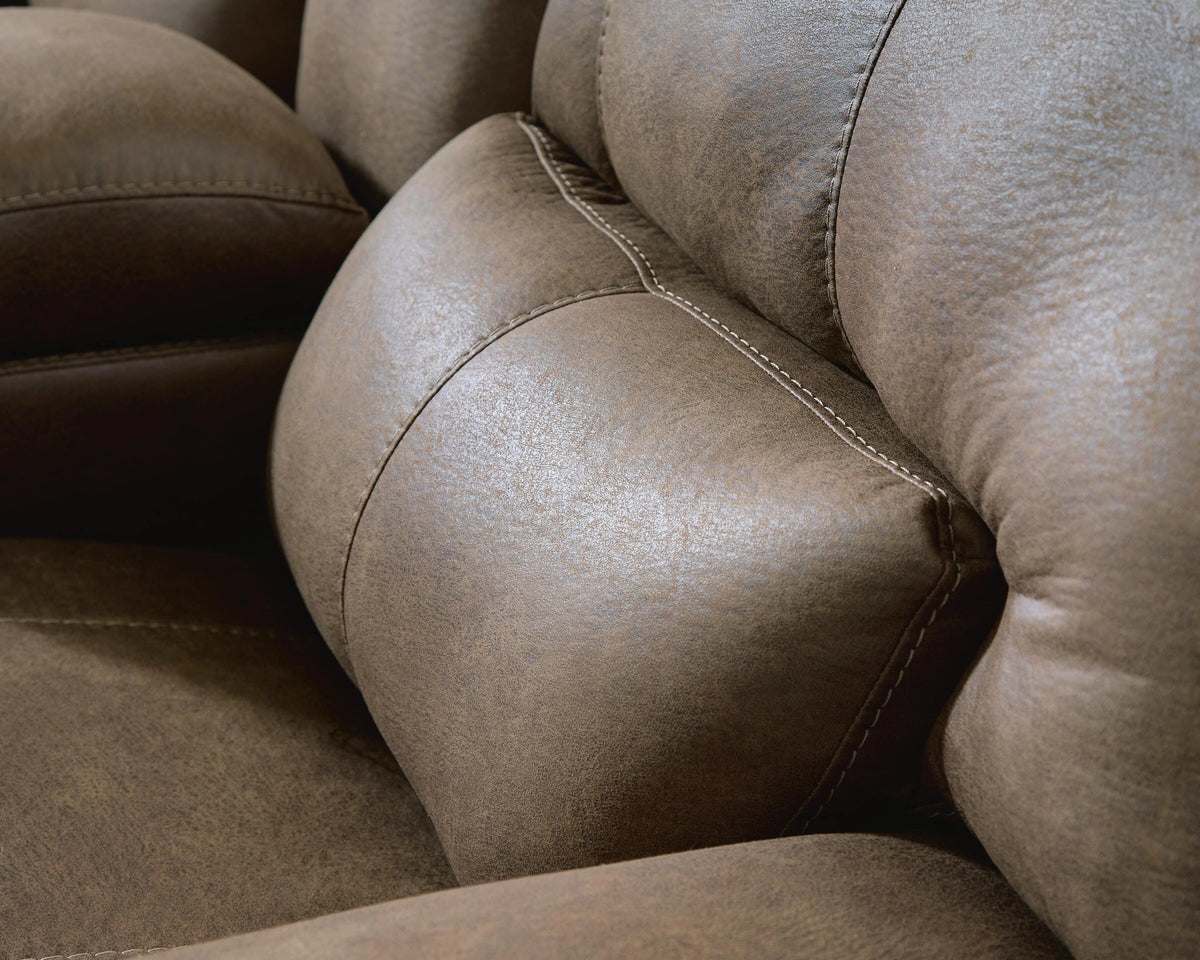Beckley Place Power Reclining Loveseat with Console