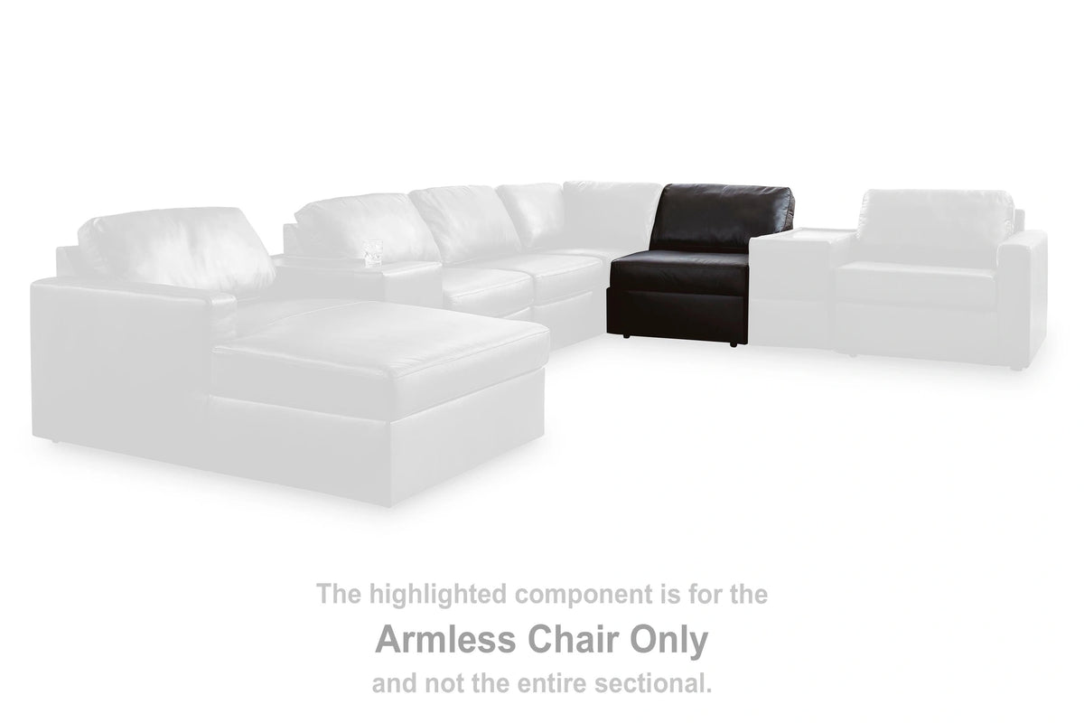 Modmax II Sectional with Chaise and Storage Consoles