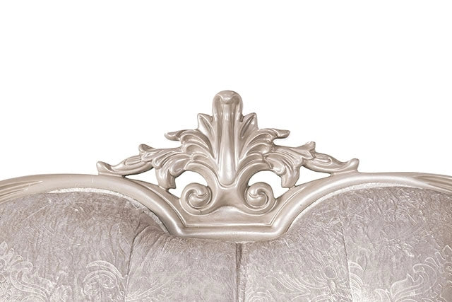 Acapulco White & Espresso Loveseat
