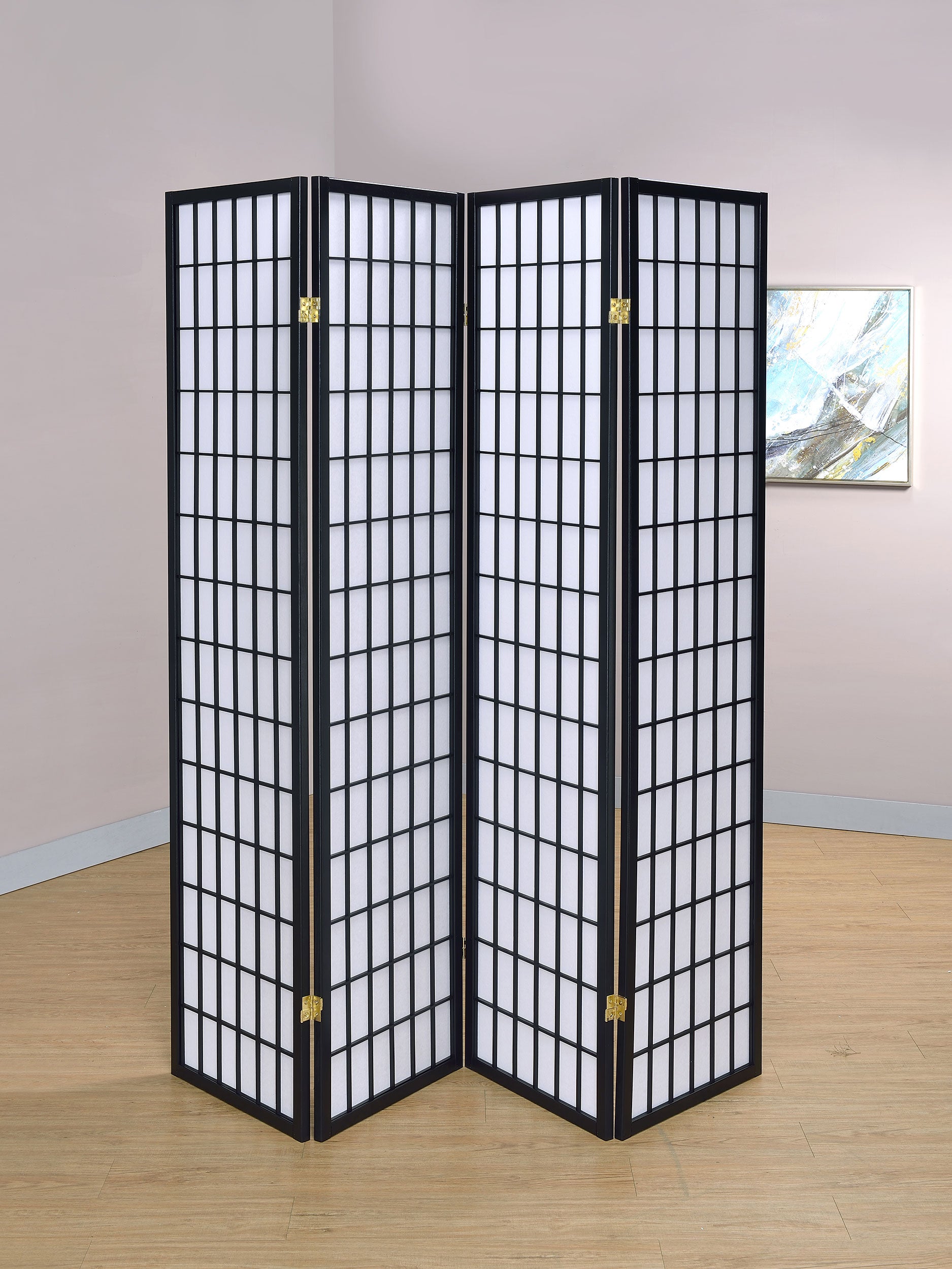 Roberto Four-Panel Room Divider - Joseph's Furniture (East Orange, NJ)