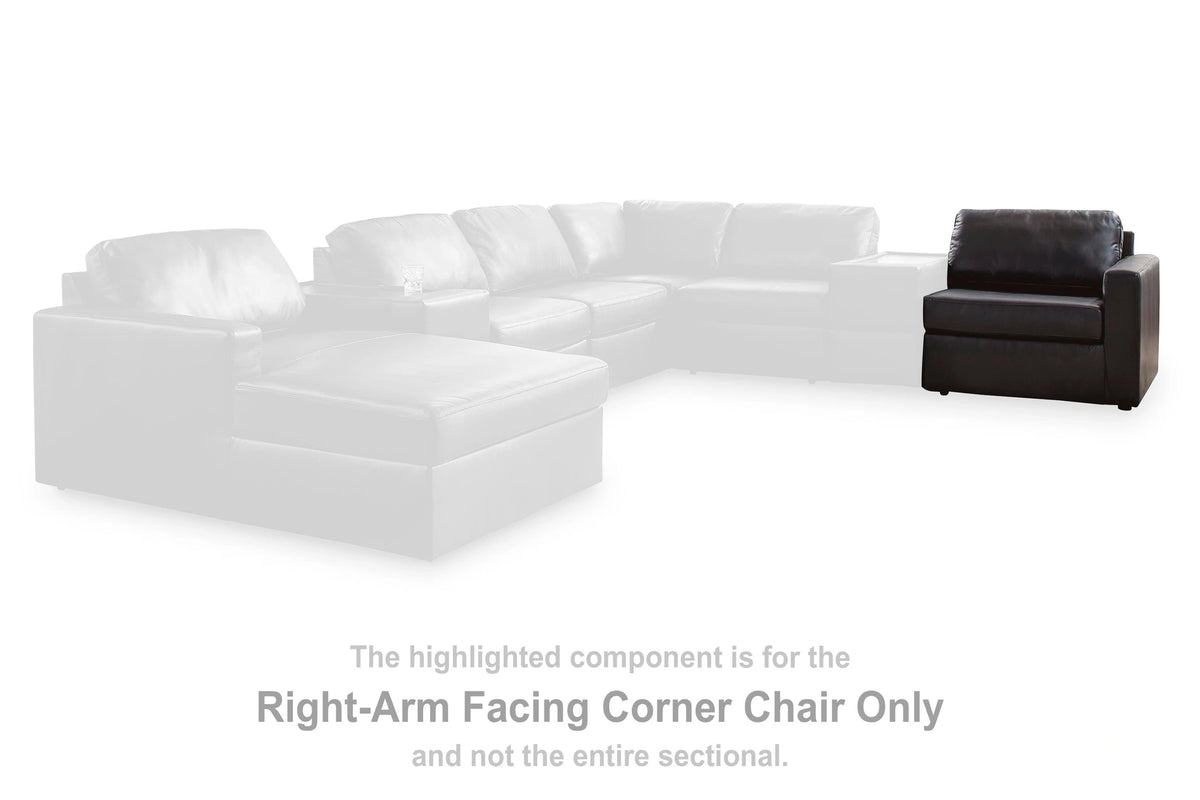 Modmax II Sectional with Chaise and Storage Consoles