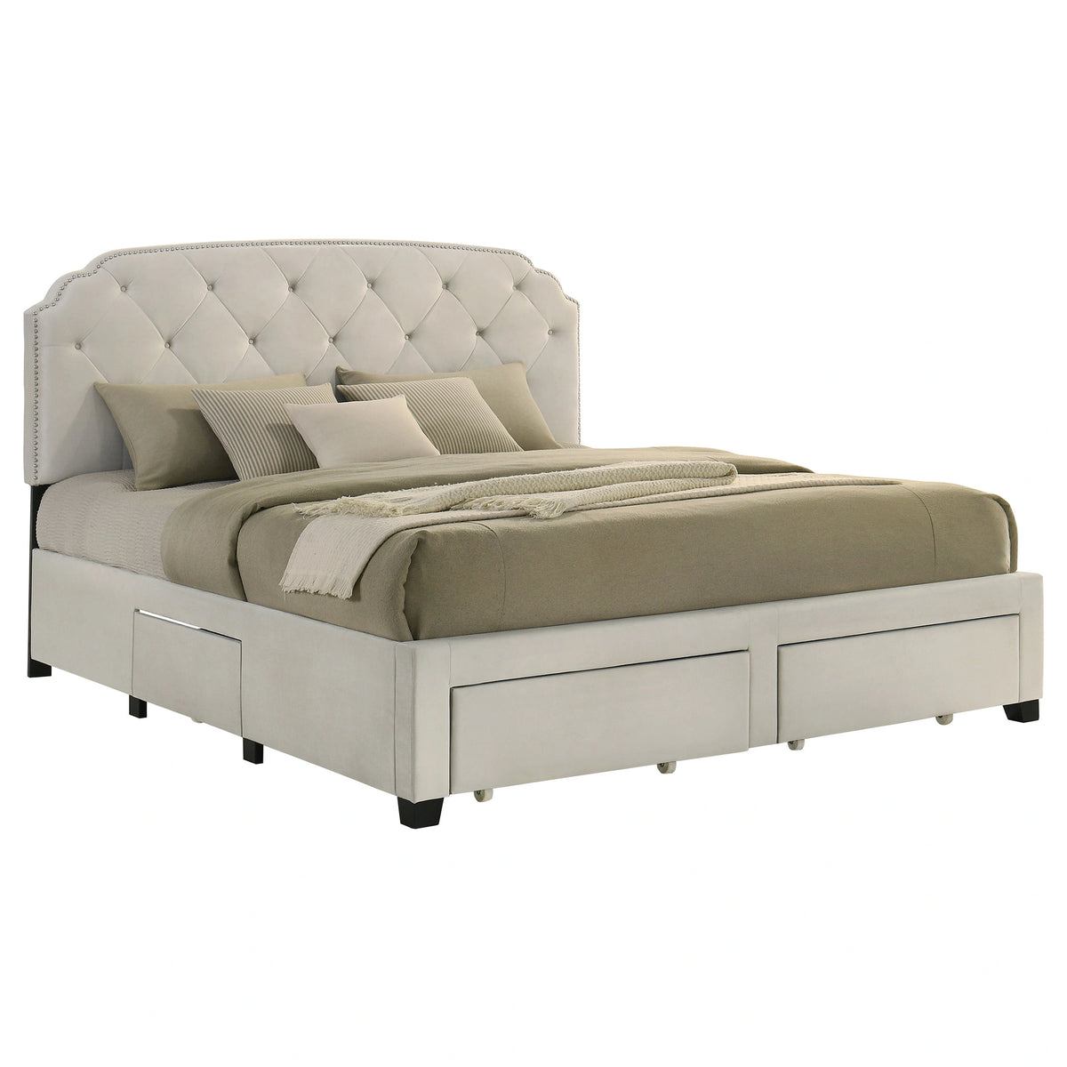 Marianna Panel Platform Storage Bed