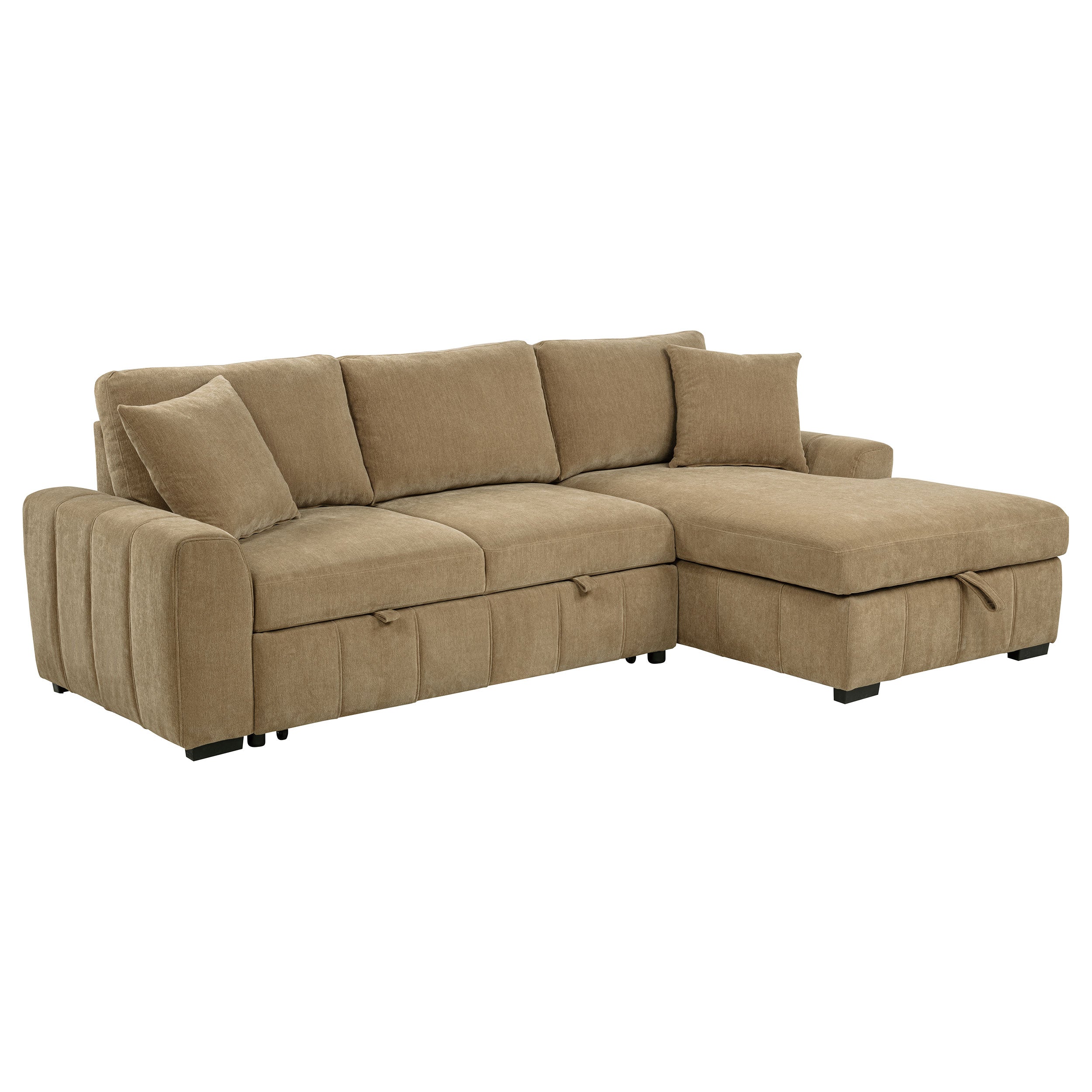 Pastrana Pull-Out Sleeper Sectional Sofa - Joseph's Furniture (East Orange, NJ)
