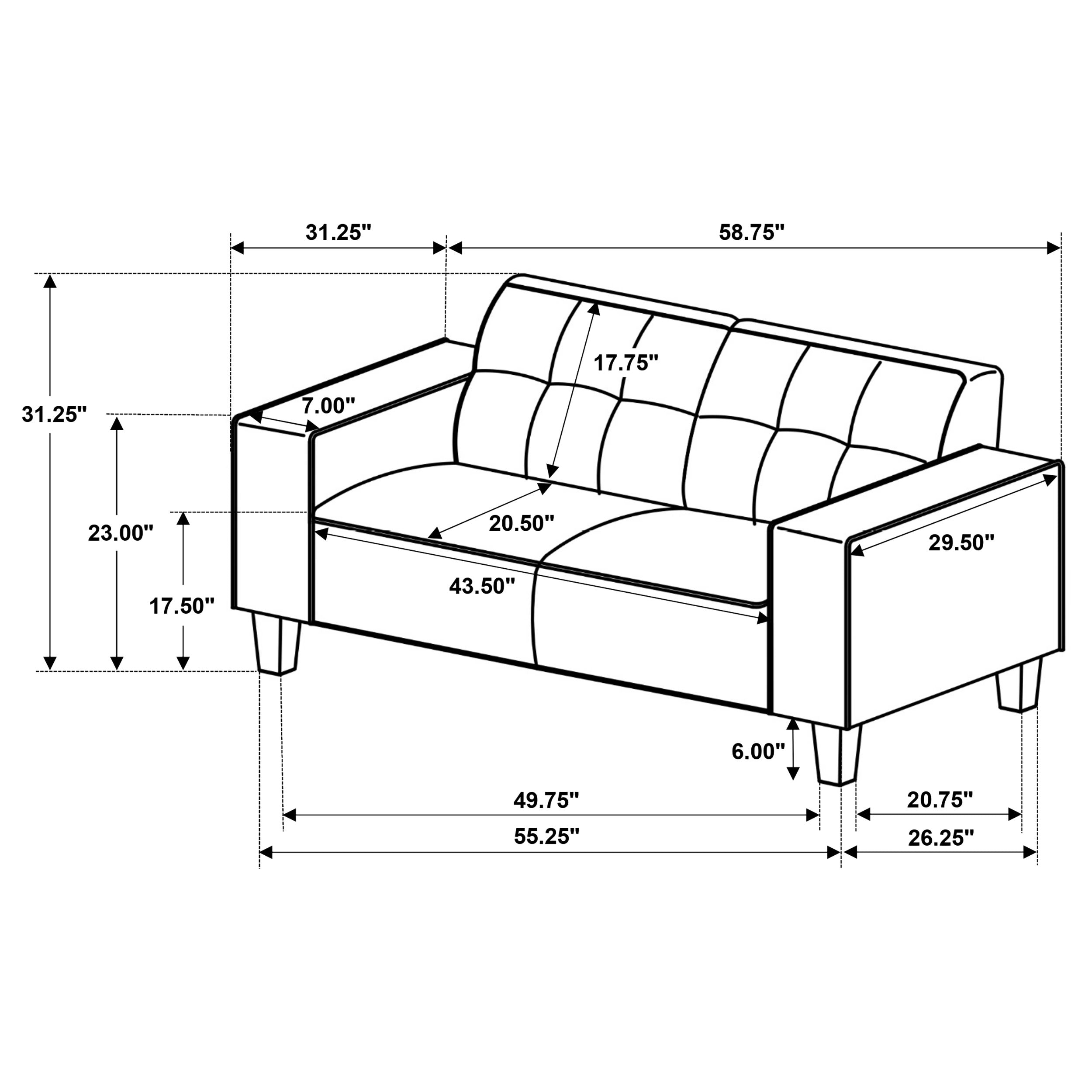 Deerhurst Loveseat - Joseph's Furniture (East Orange, NJ)