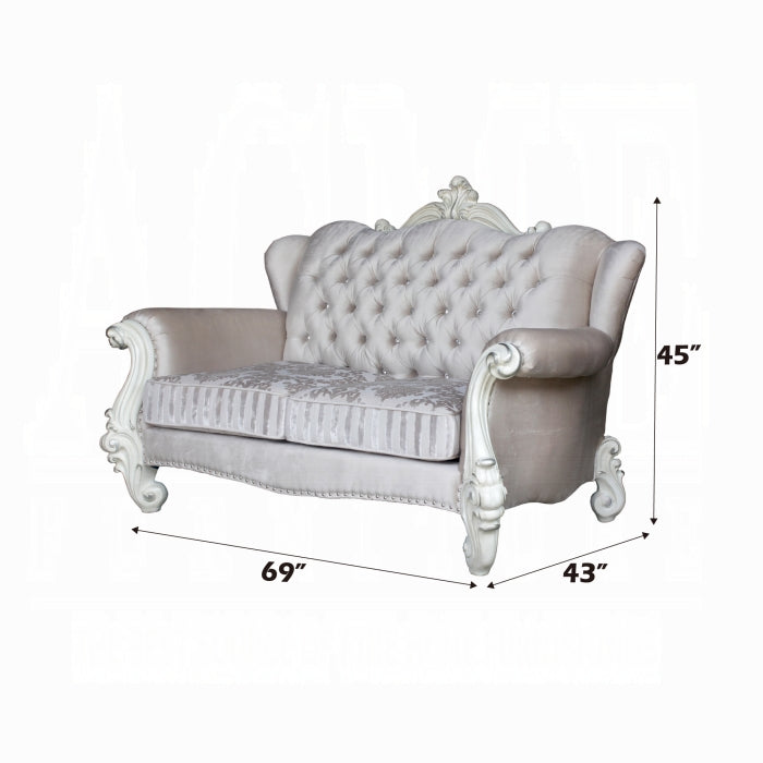 Versailles Loveseat With Pillows - Joseph's Furniture (East Orange, NJ)