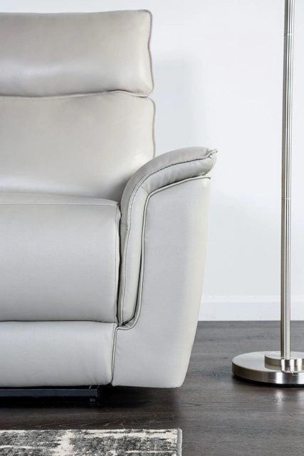 Bienne Recliner Chair White & Black