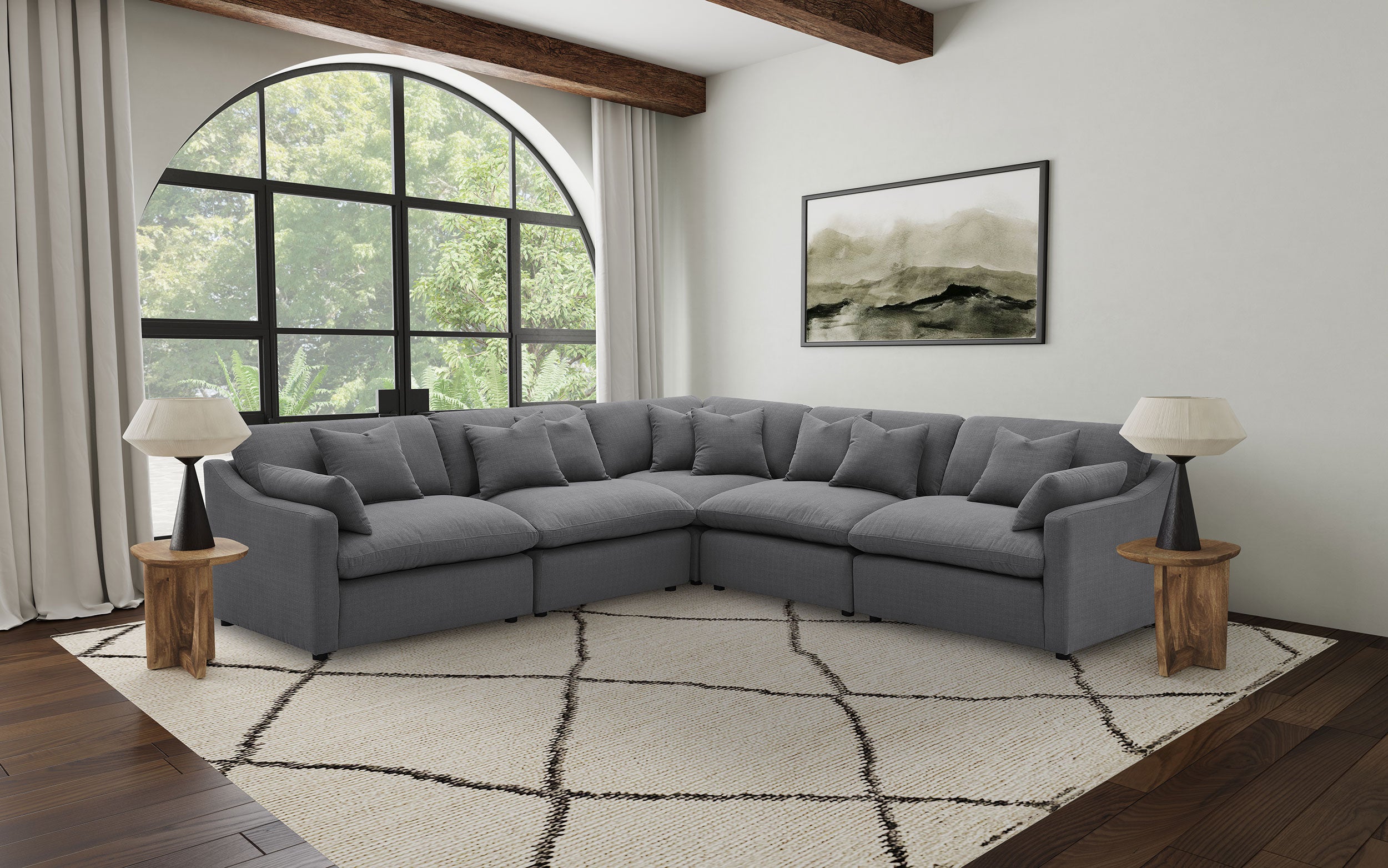 Hobson Modular Sectional Sofa - Joseph's Furniture (East Orange, NJ)